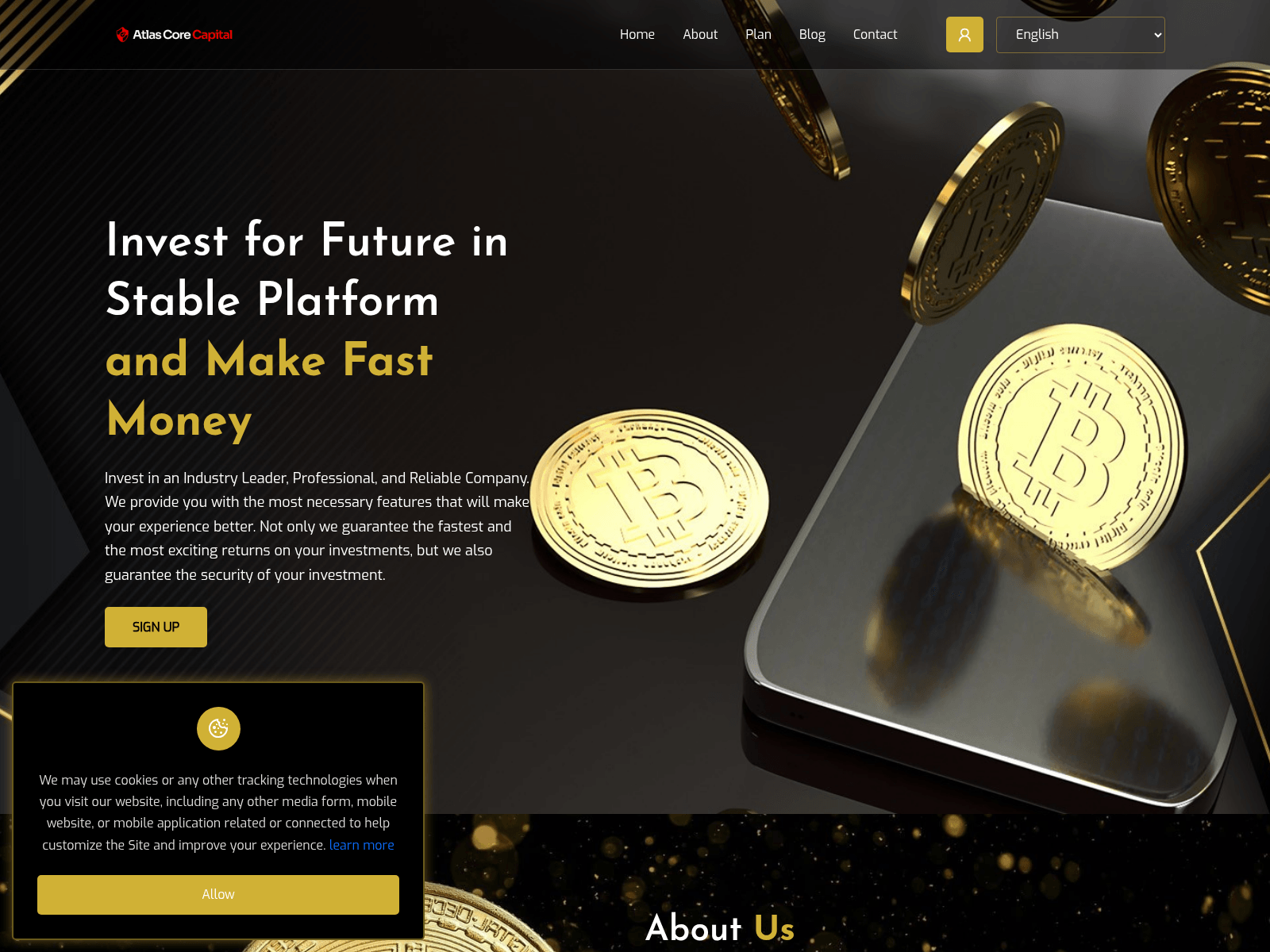 Screenshot of atlascorecapital.com