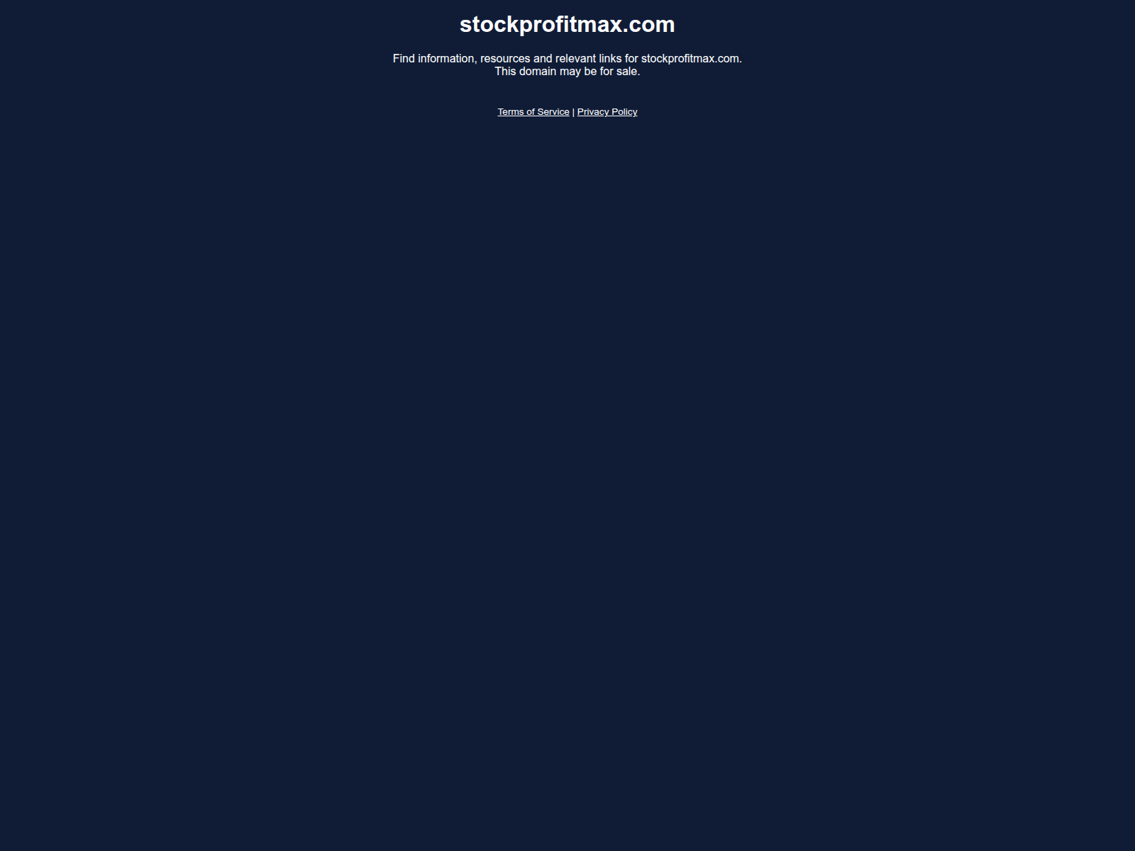 Screenshot of stockprofitmax.com