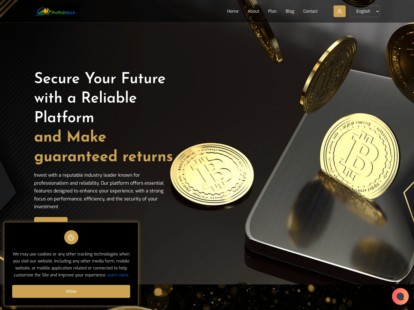 Screenshot of profittabstock.com