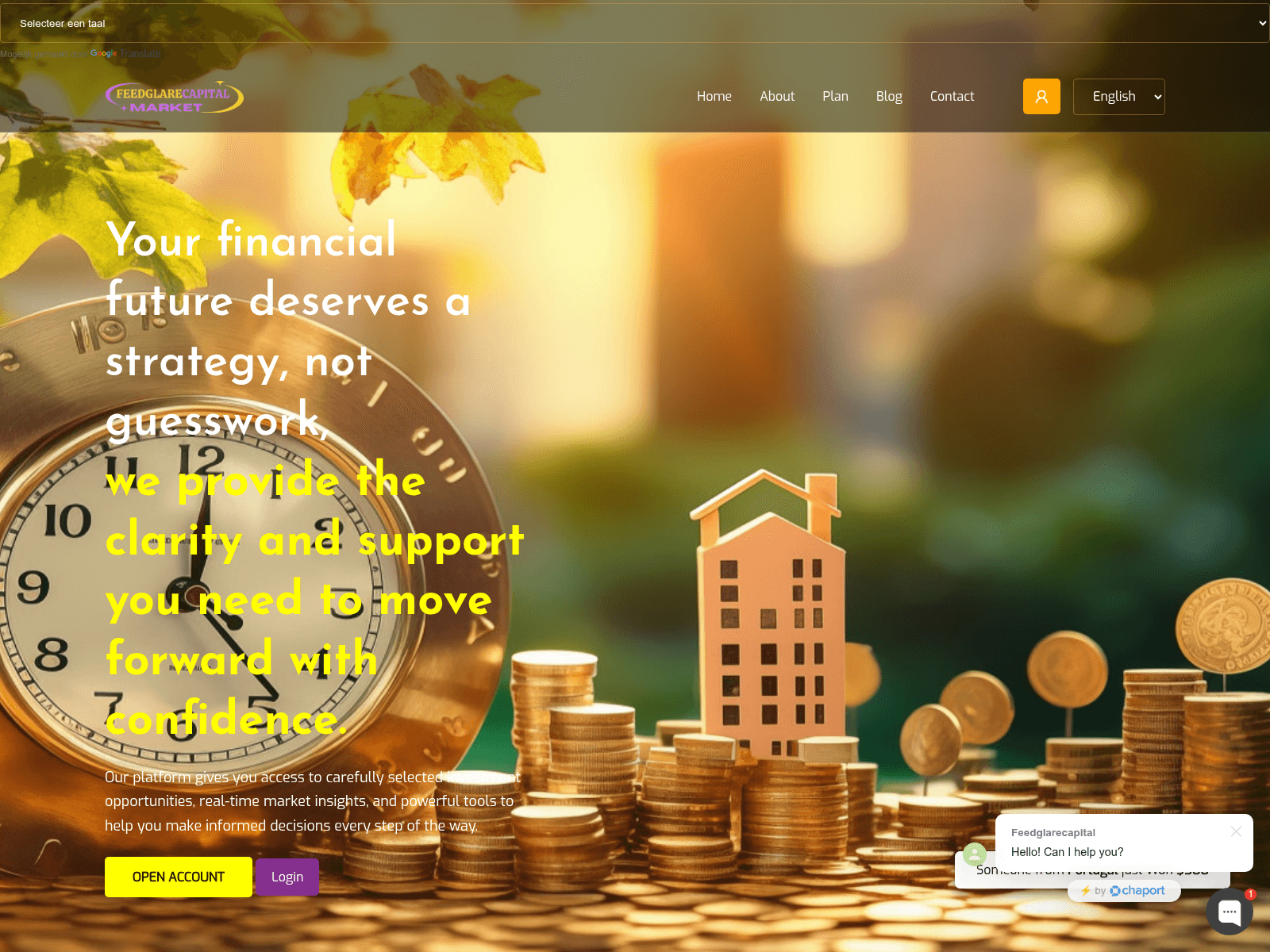 Screenshot of glare.feedglare.com