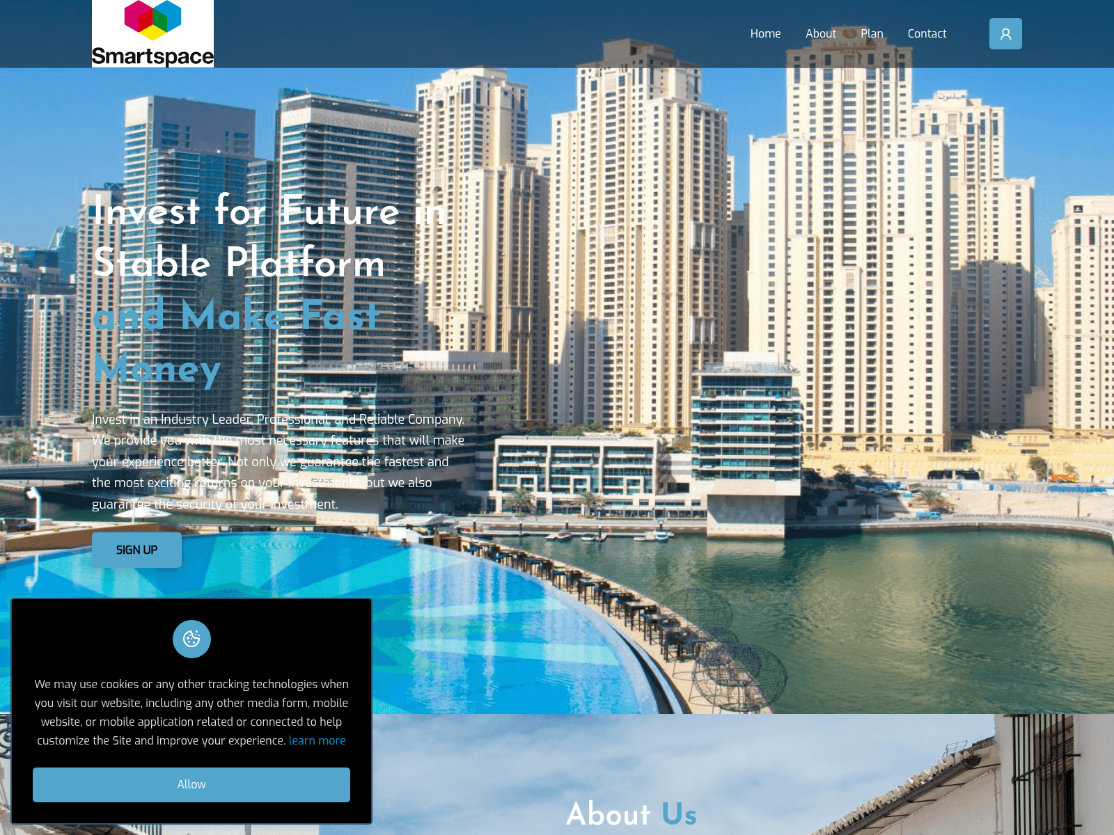 Screenshot of smatspace.com.pintechug.com
