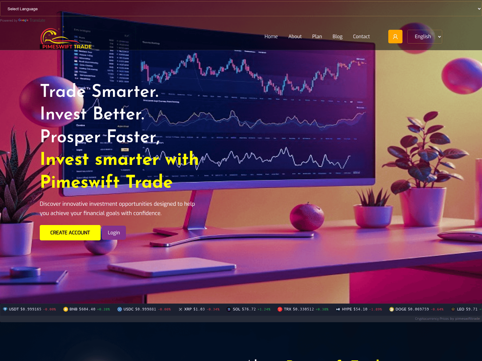 Screenshot of pimeneswift.com
