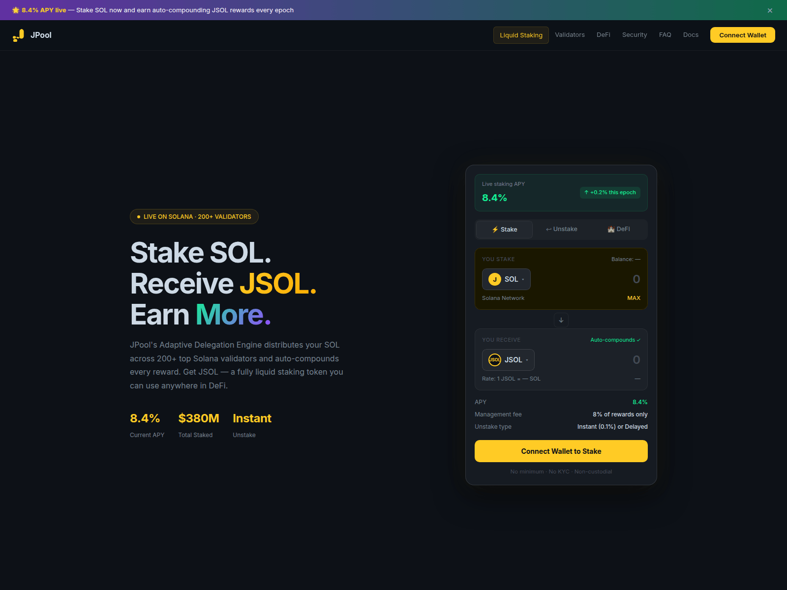 Screenshot of jpool-app.com