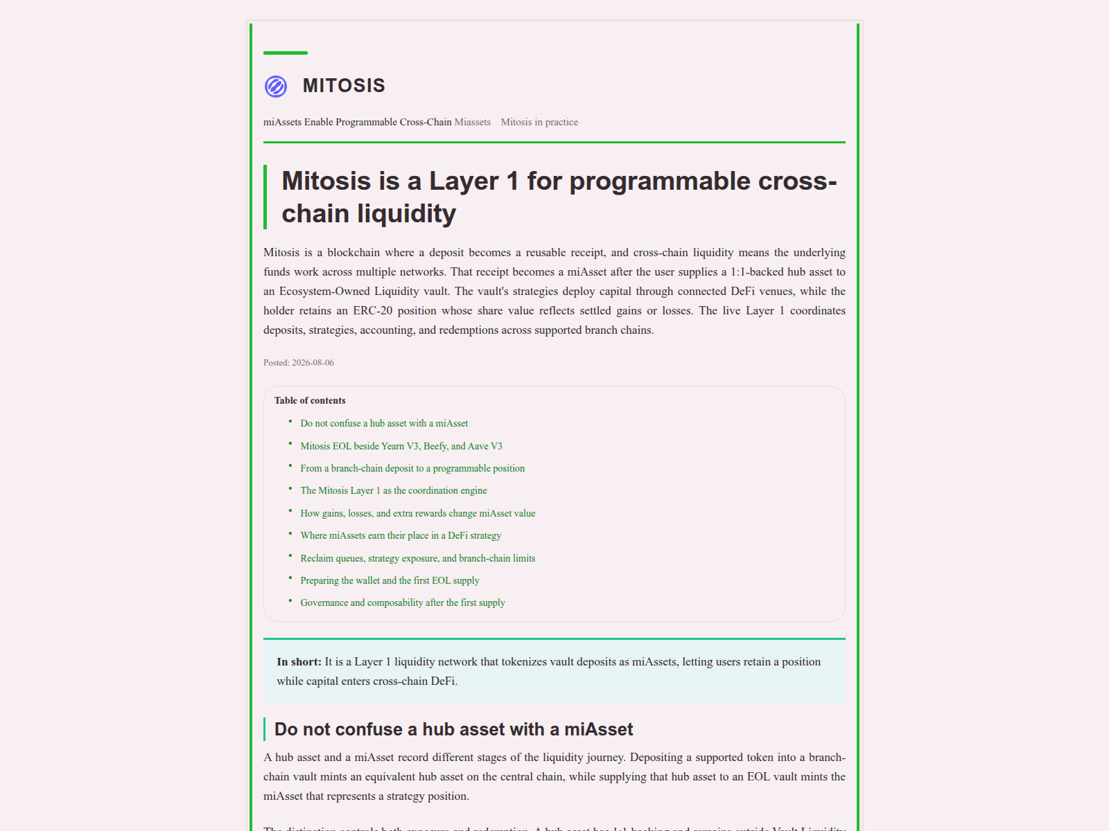 Screenshot of mitosisfi.pro
