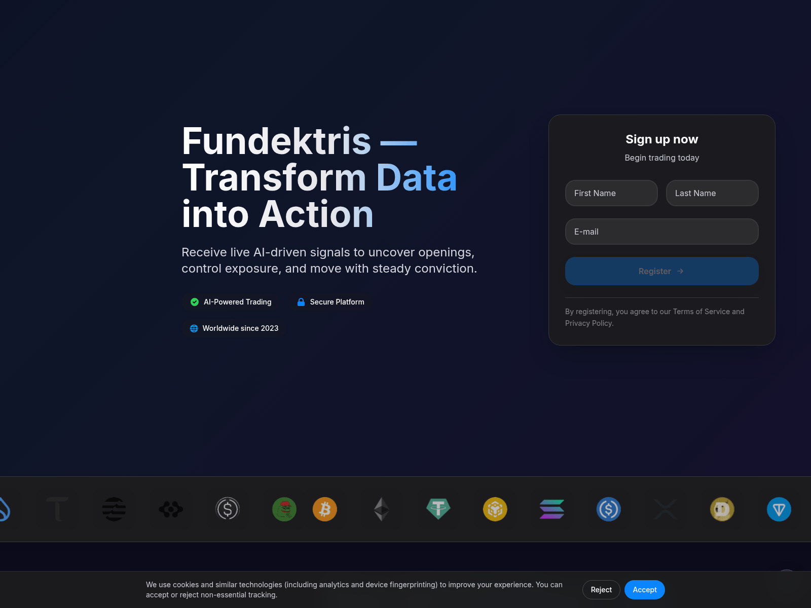 Screenshot of fundektris.today