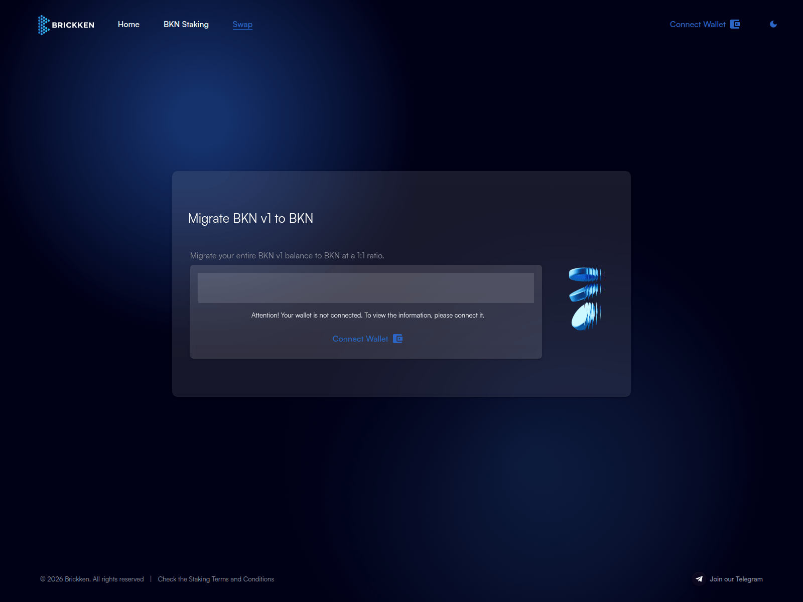Screenshot of migrates-brickken.live