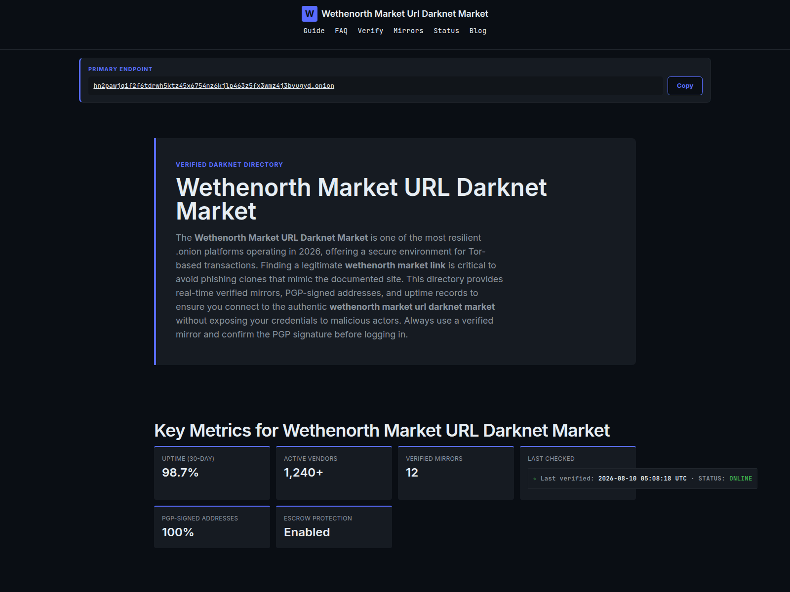 Screenshot of wethenorth-market-url-darknet-market.sbs