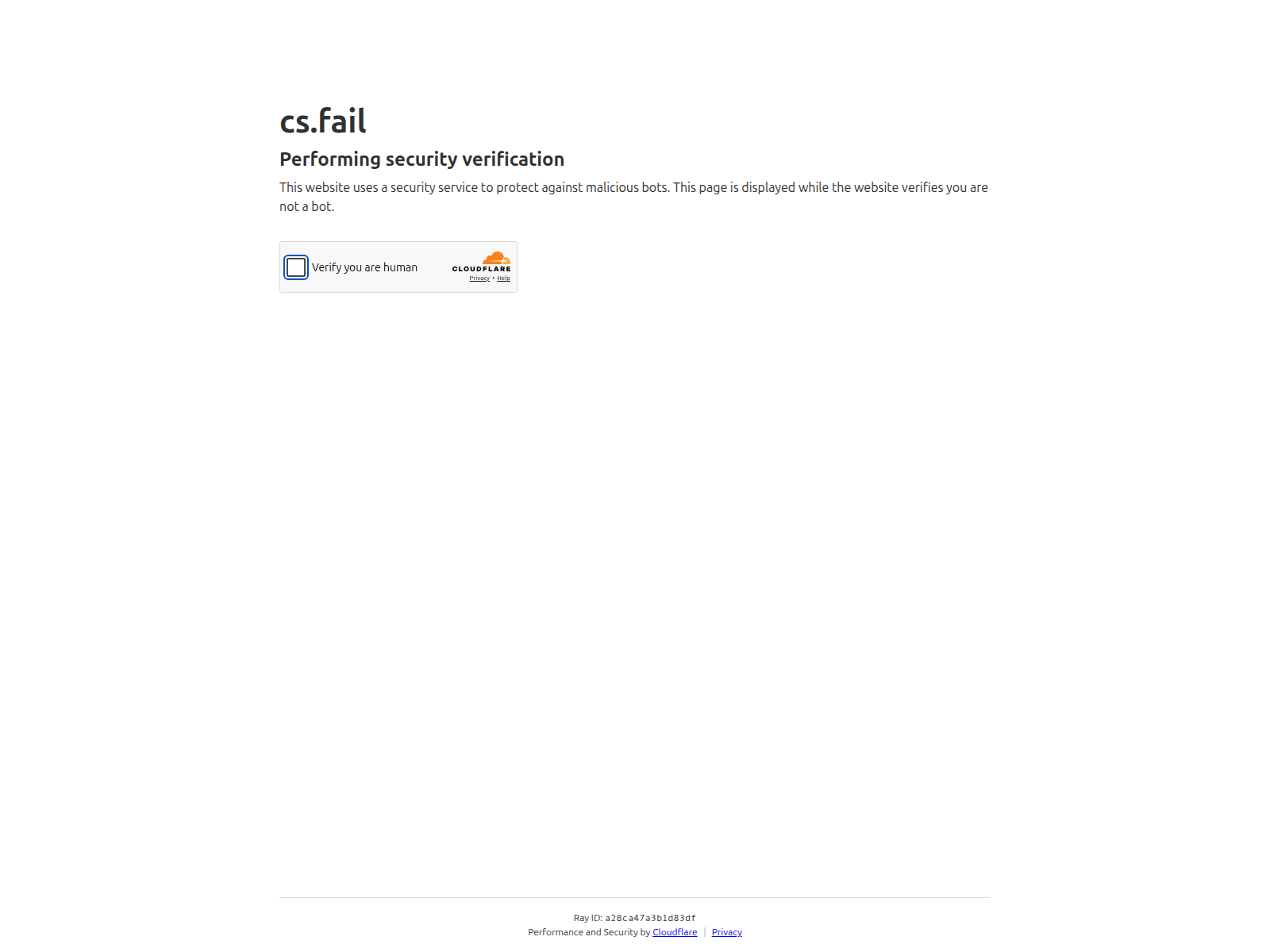 Screenshot of csfail.us