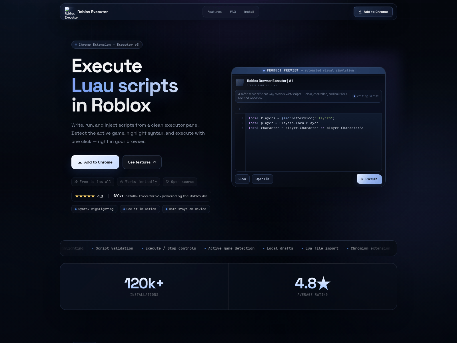 Screenshot of robloxe.icu