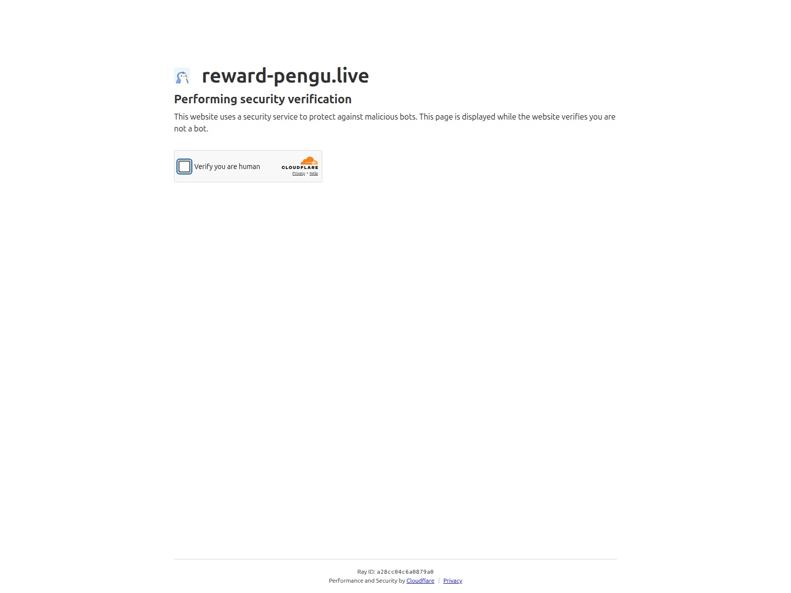 Screenshot of reward-pengu.live