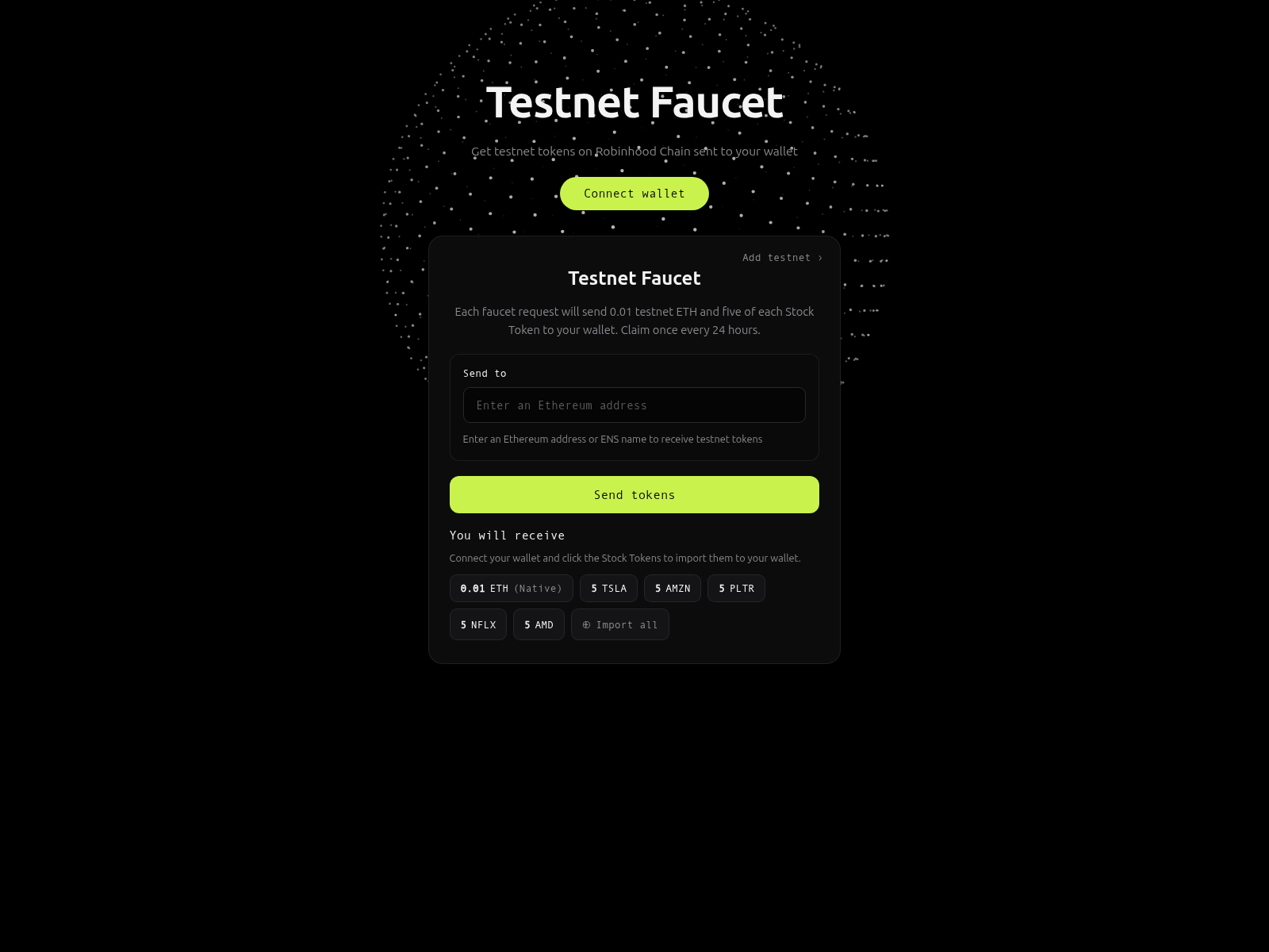 Screenshot of launchpad-faucet.space
