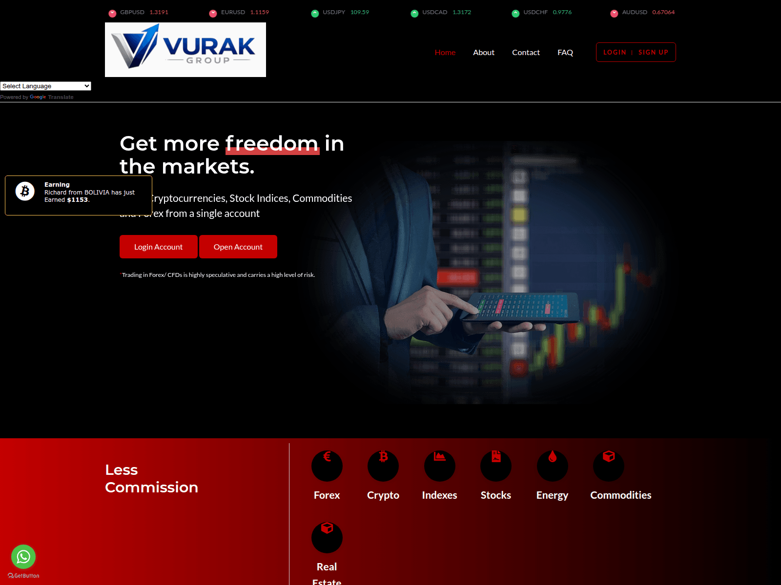 Screenshot of vurak-groups.com