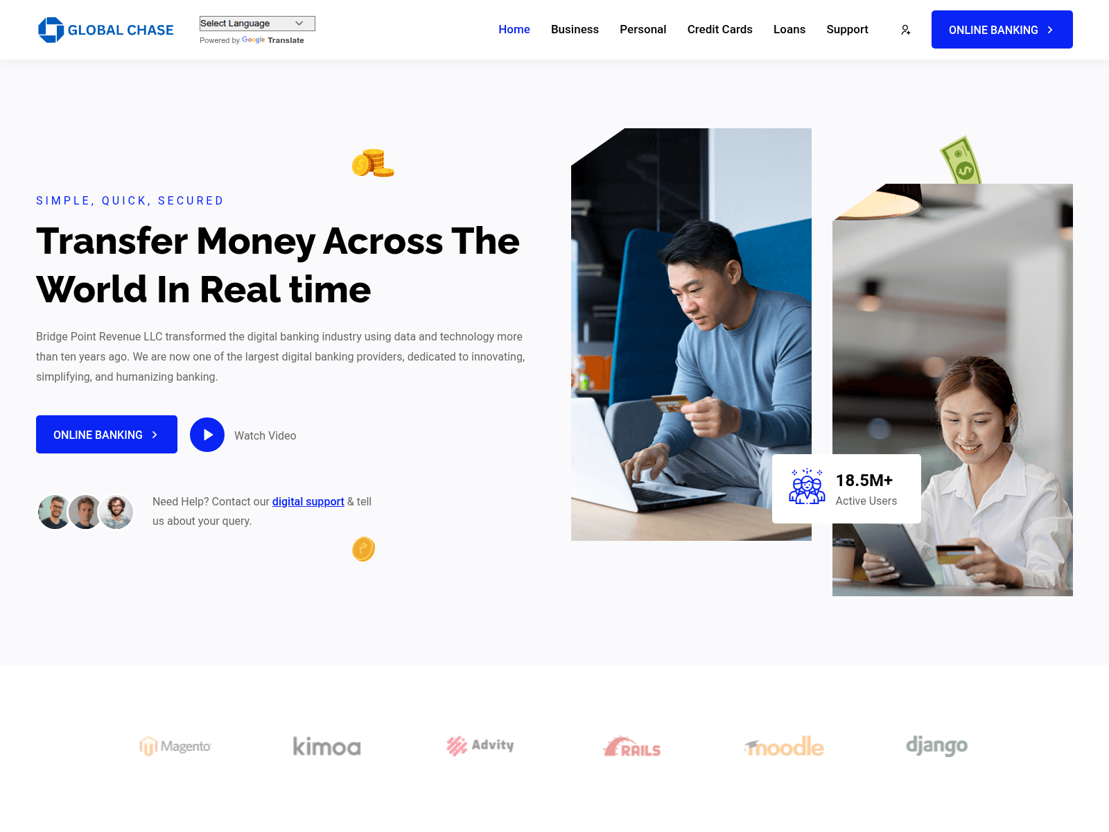 Screenshot of primecreditunion.stglen.com