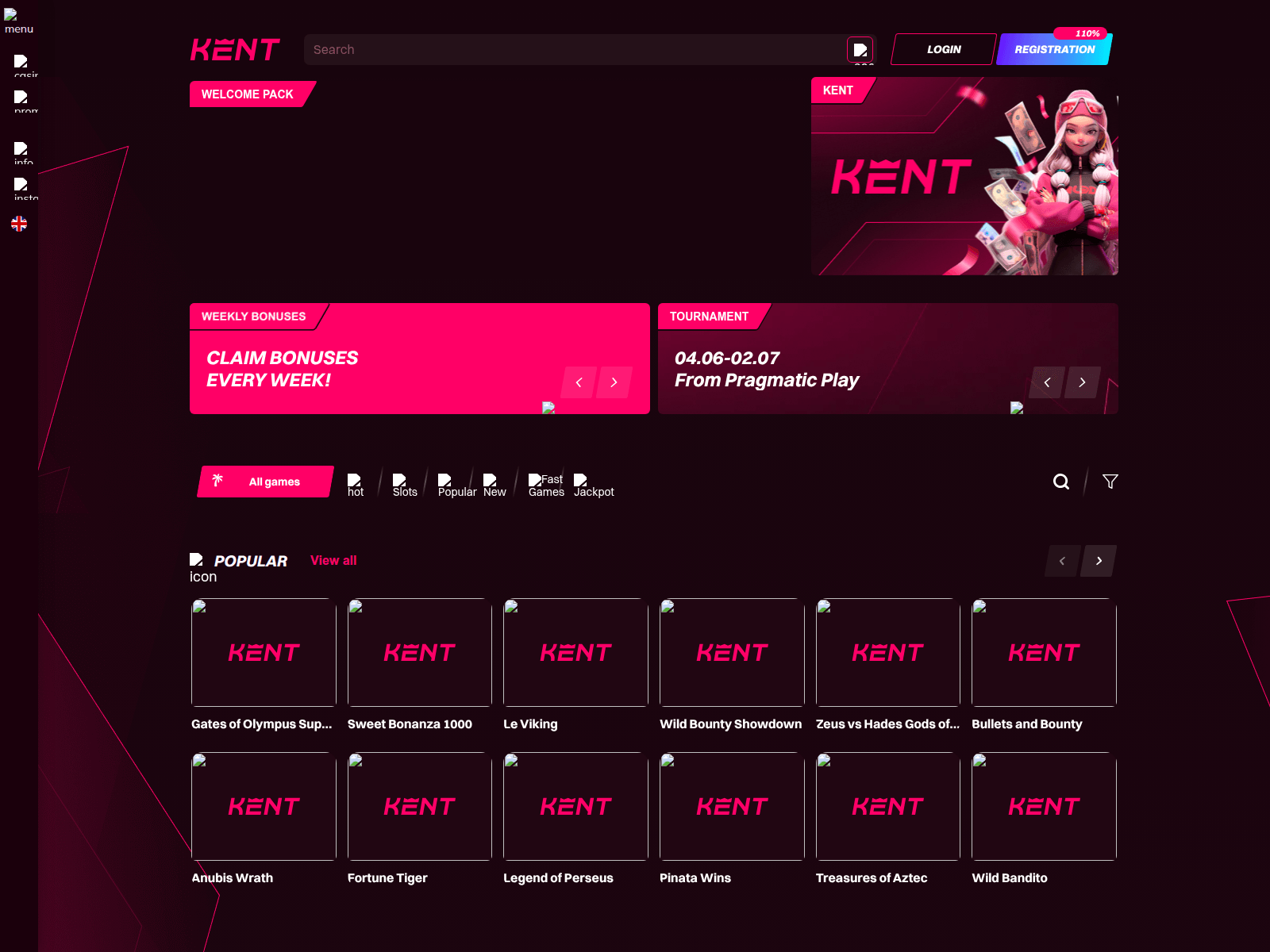 Screenshot of kentkgame.cc