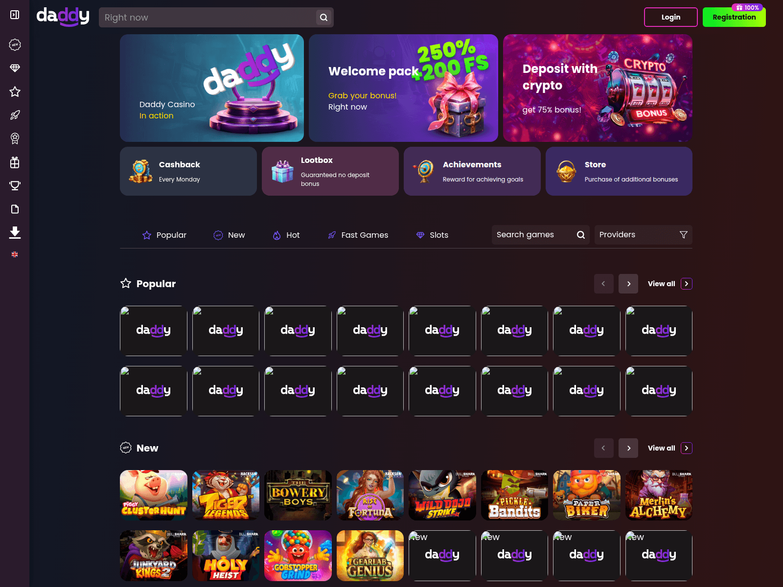 Screenshot of daddycmx.cc