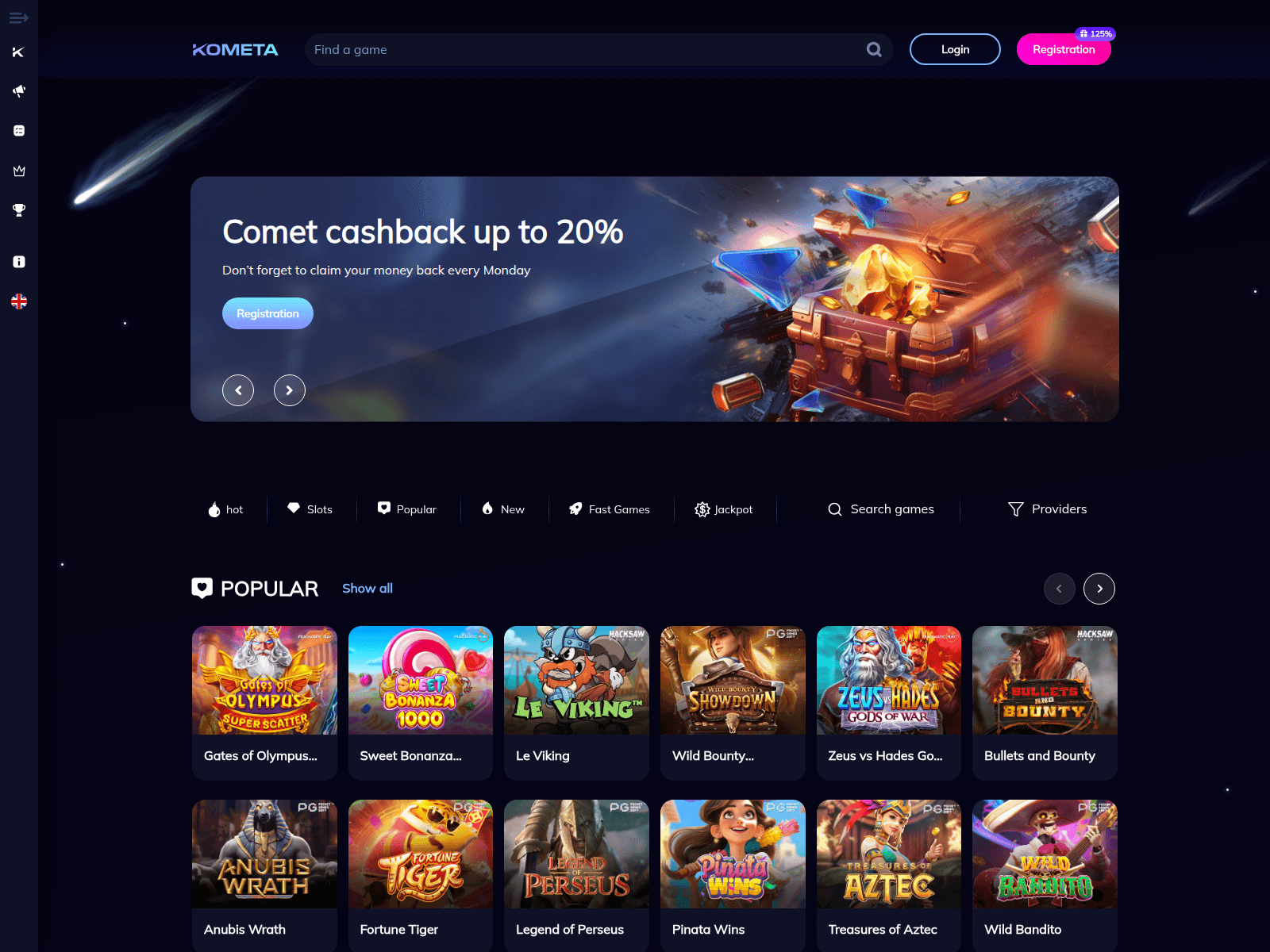 Screenshot of kometalns.cc