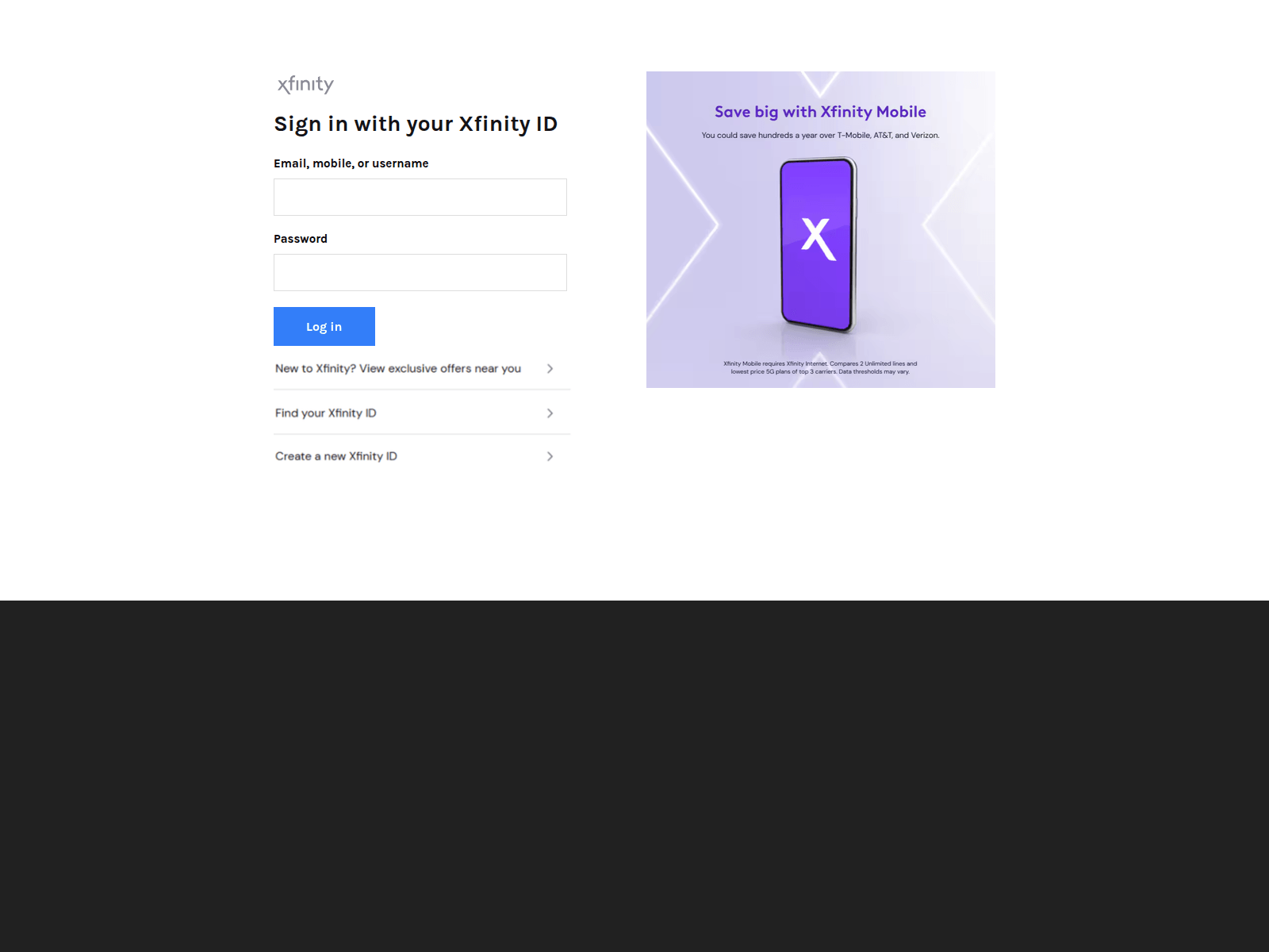 Screenshot of logincomcastt.weebly.com