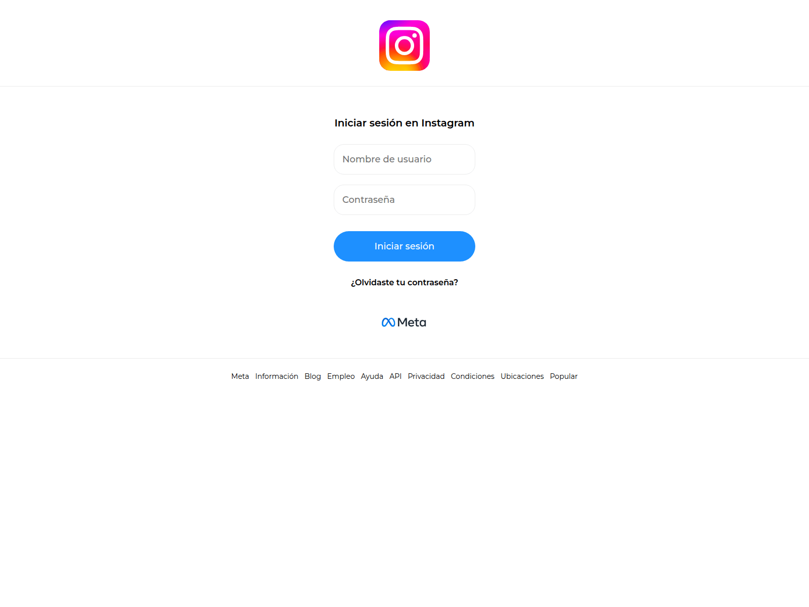 Screenshot of instagramsupportsegurity.github.io