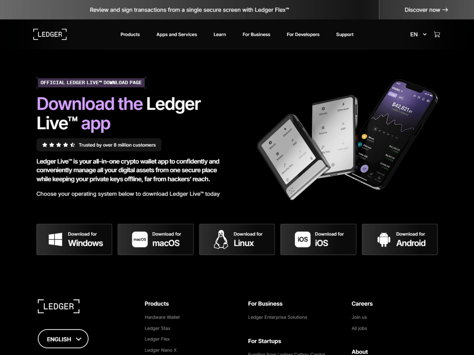 Screenshot of com-strt-ledgr-info.pages.dev