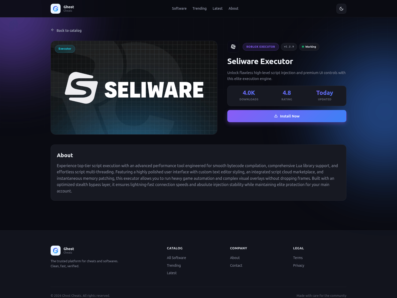 Screenshot of ghosthub.cc
