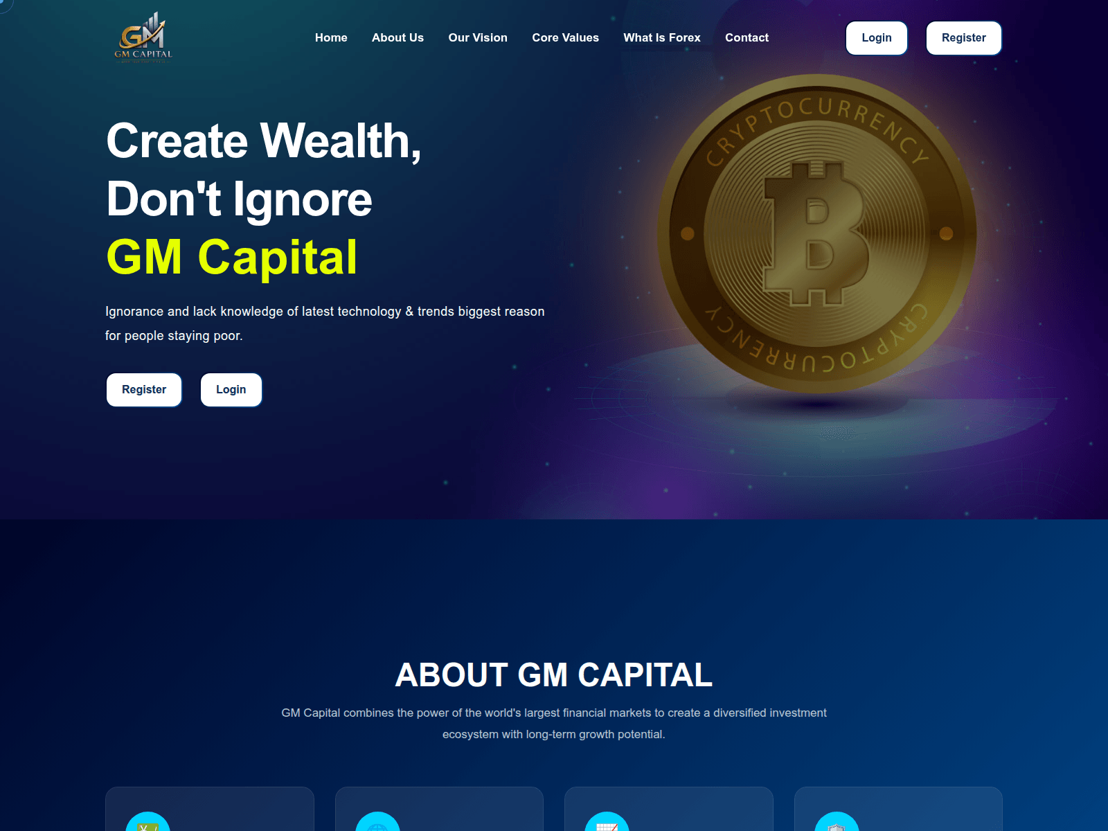 Screenshot of gmcapital.live