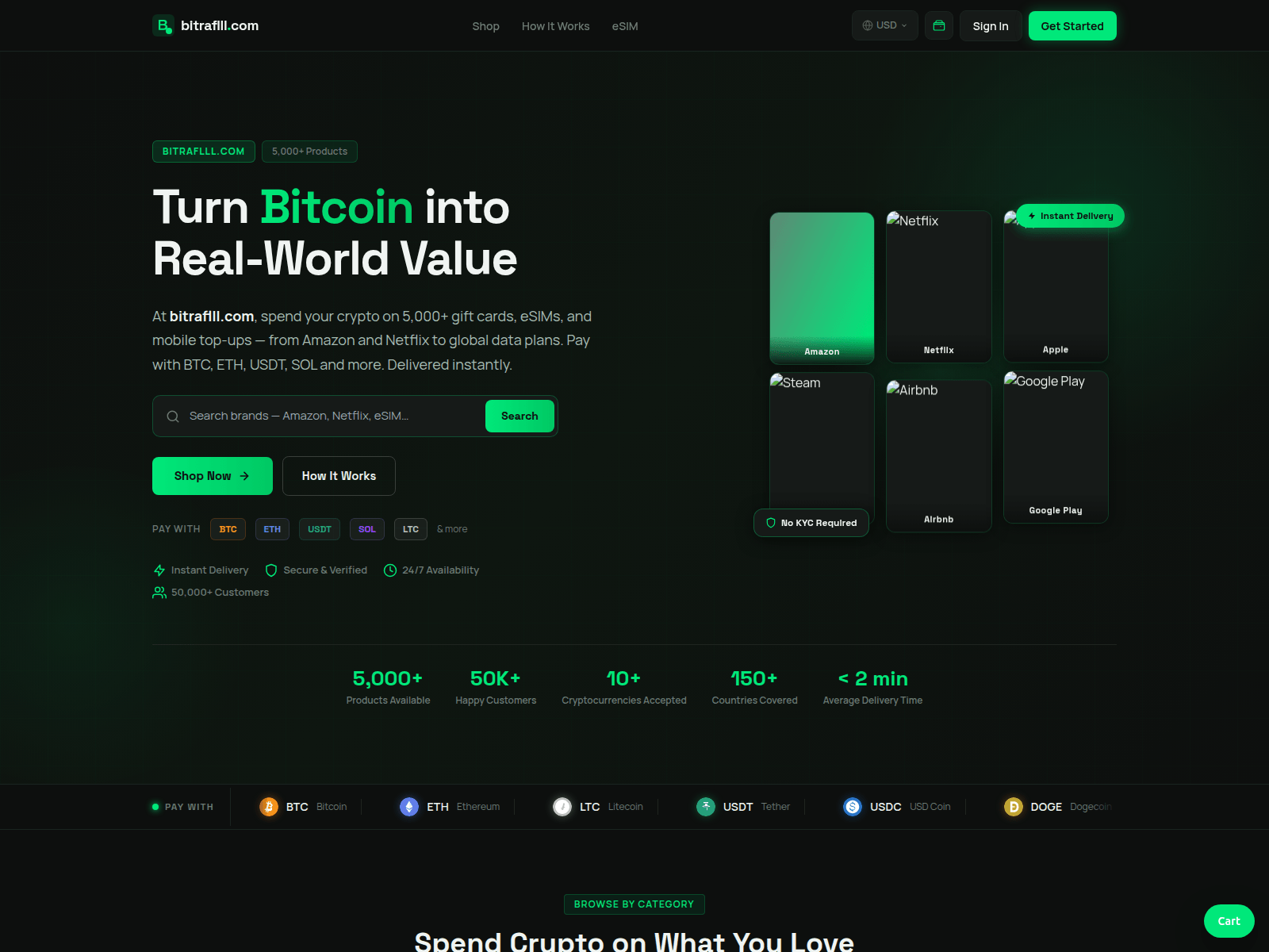 Screenshot of bitraflil.com
