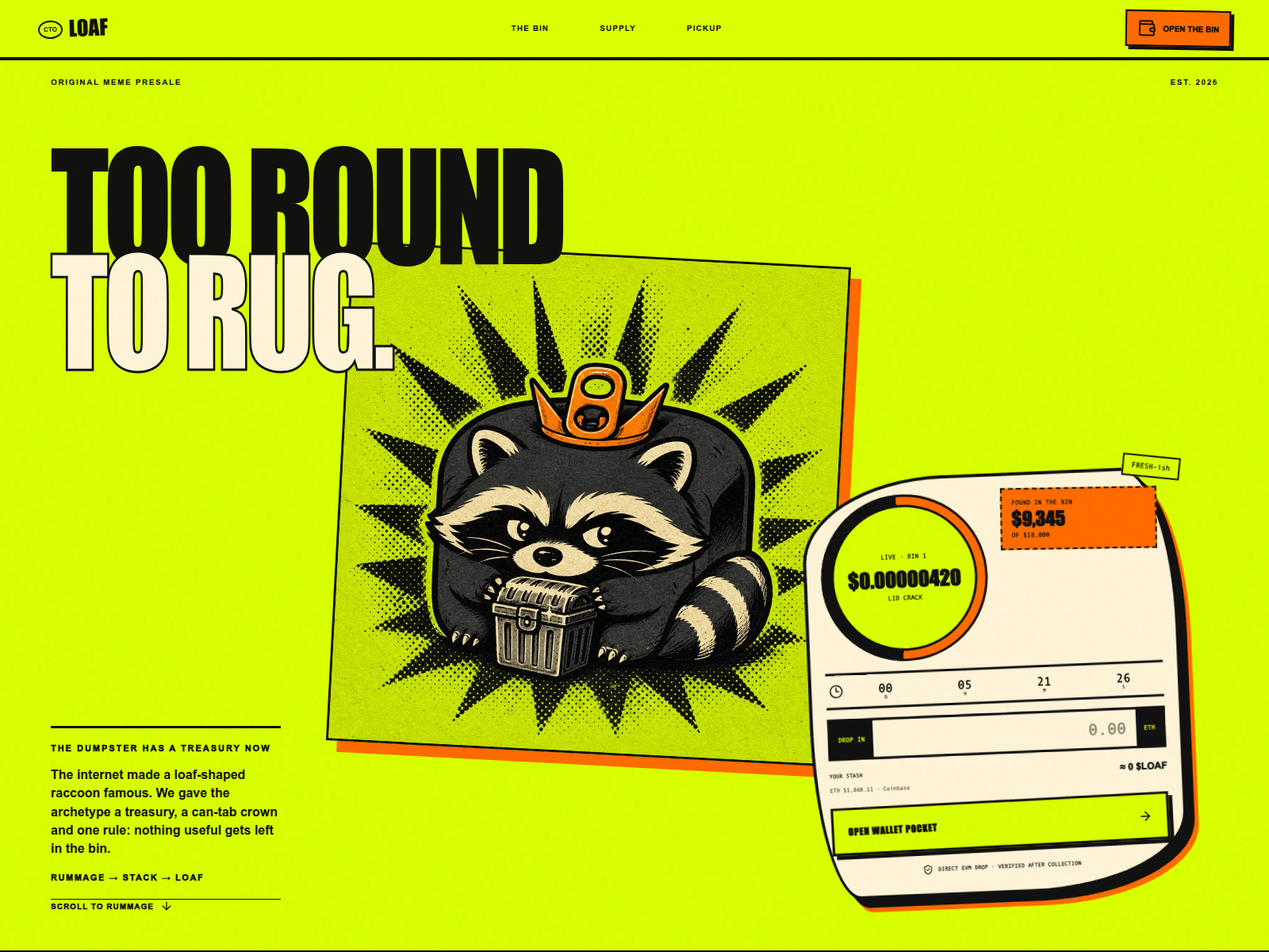 Screenshot of loaf24.com