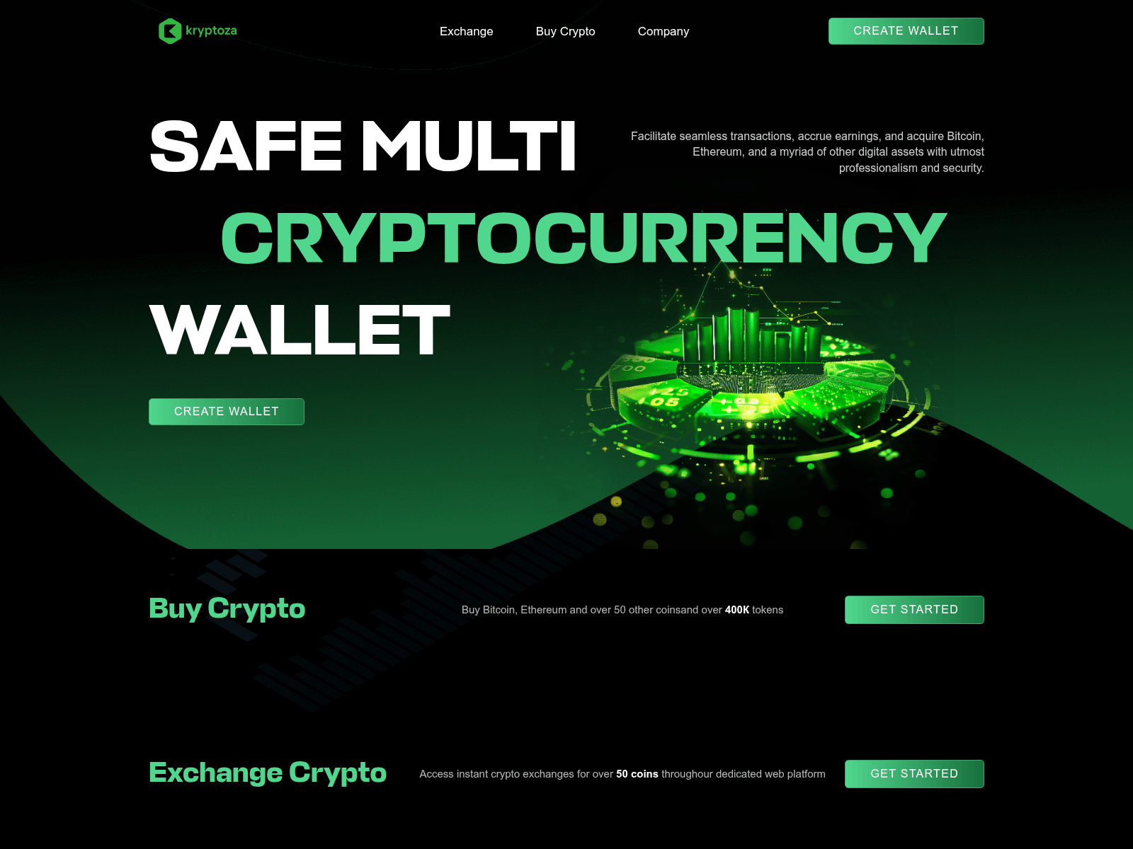 Знімок екрана kryptoza-wallet.com