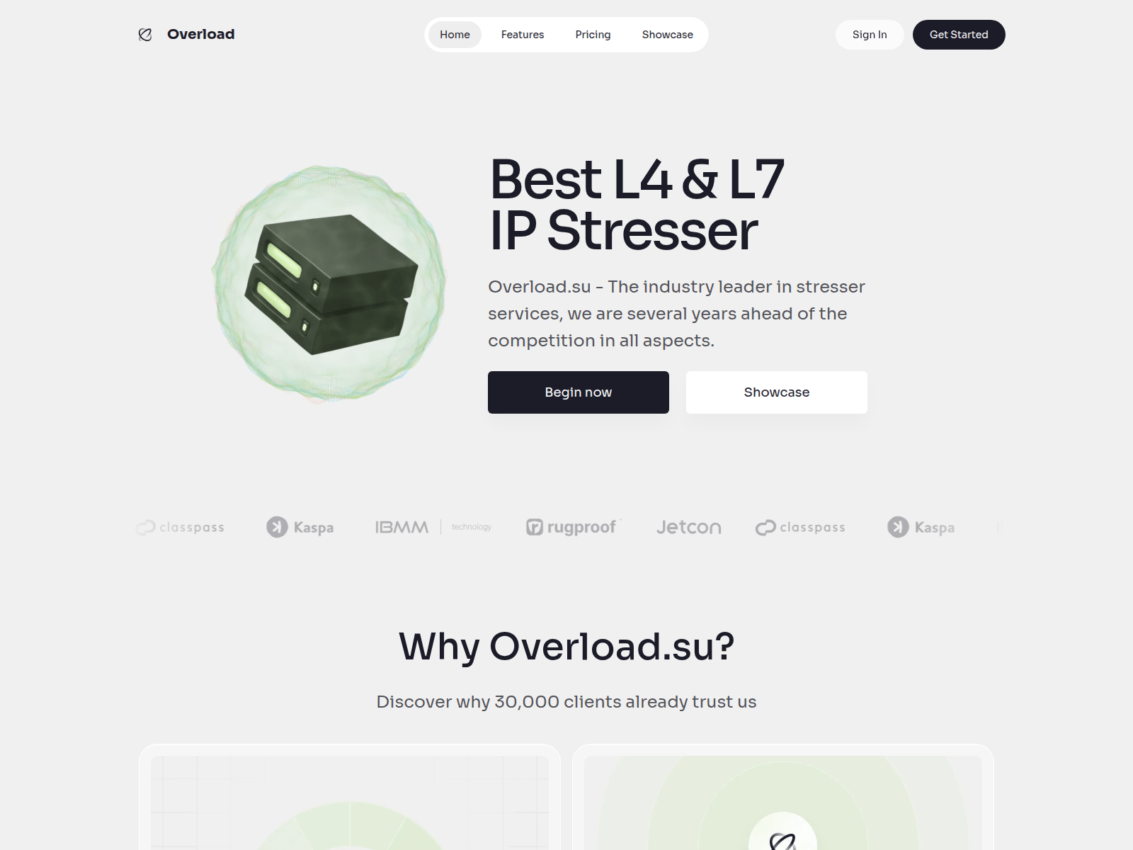 Screenshot of overload.st