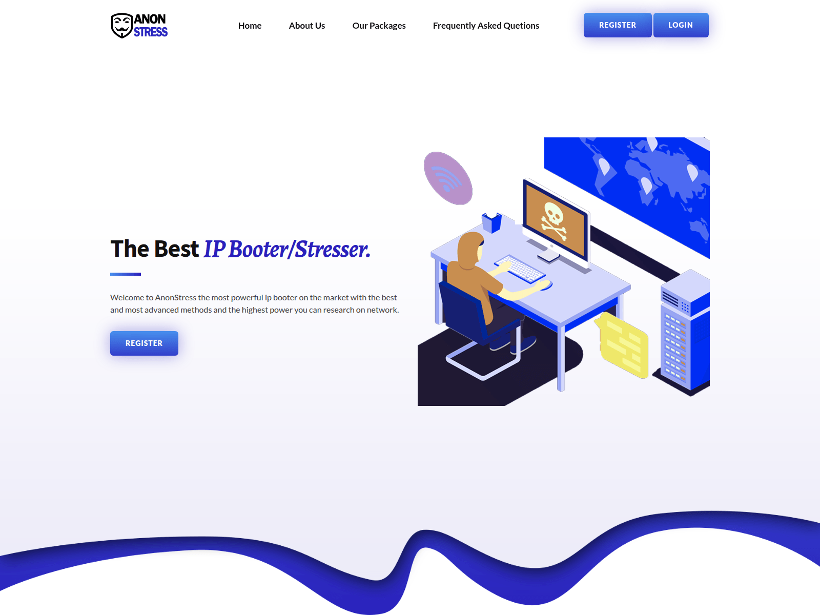 Screenshot of anonstress.org