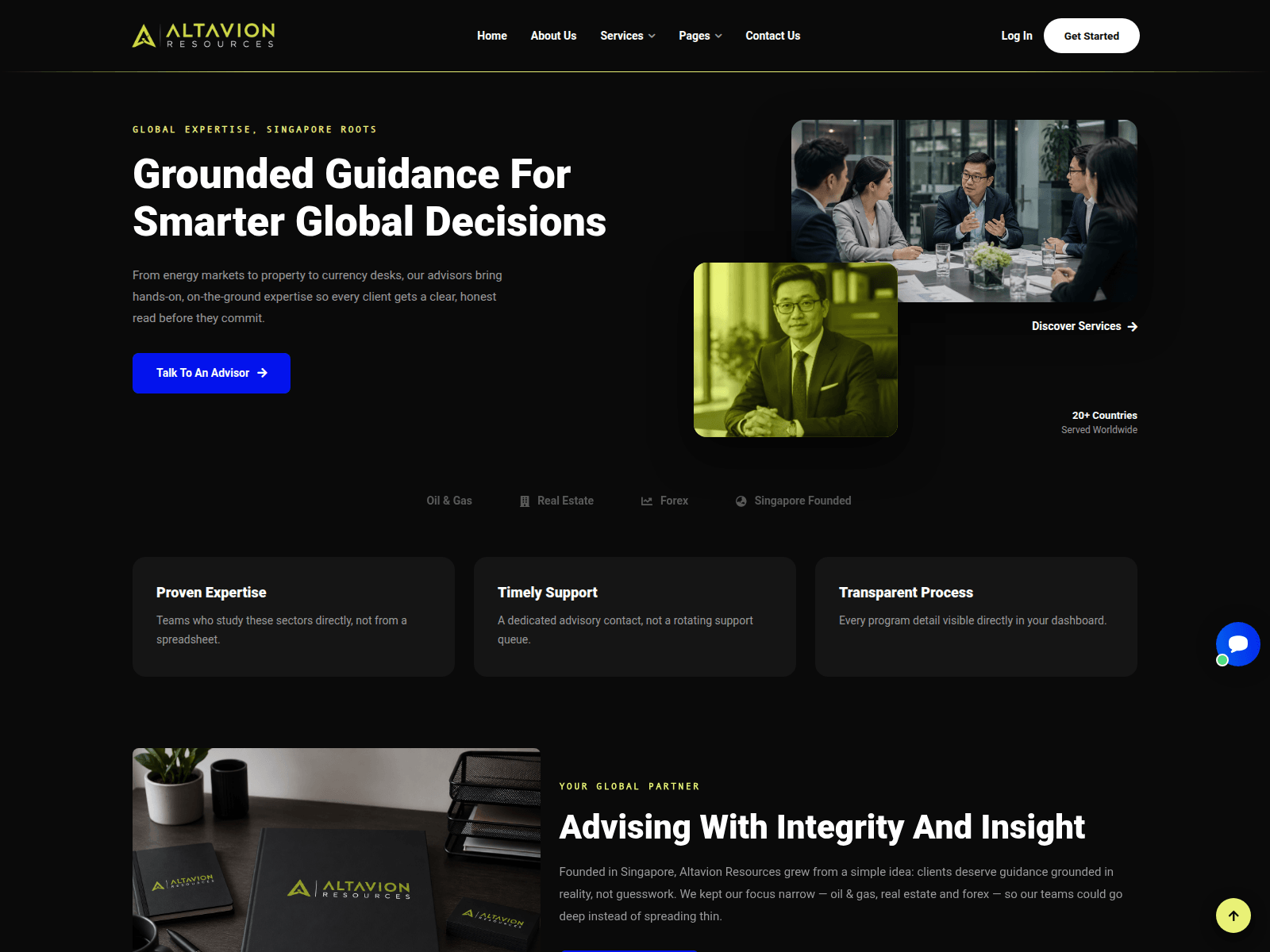Screenshot von altavionresources.com