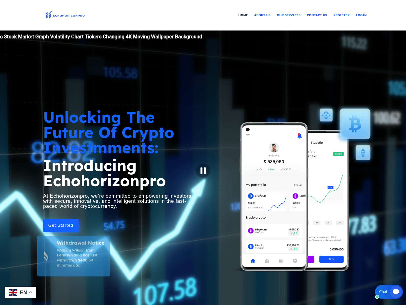 Screenshot of app.echohorizonpro.com