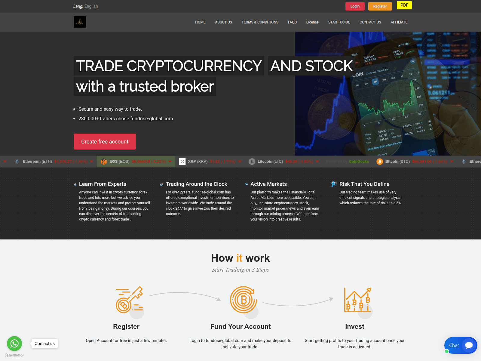Screenshot of fundrise-global.com