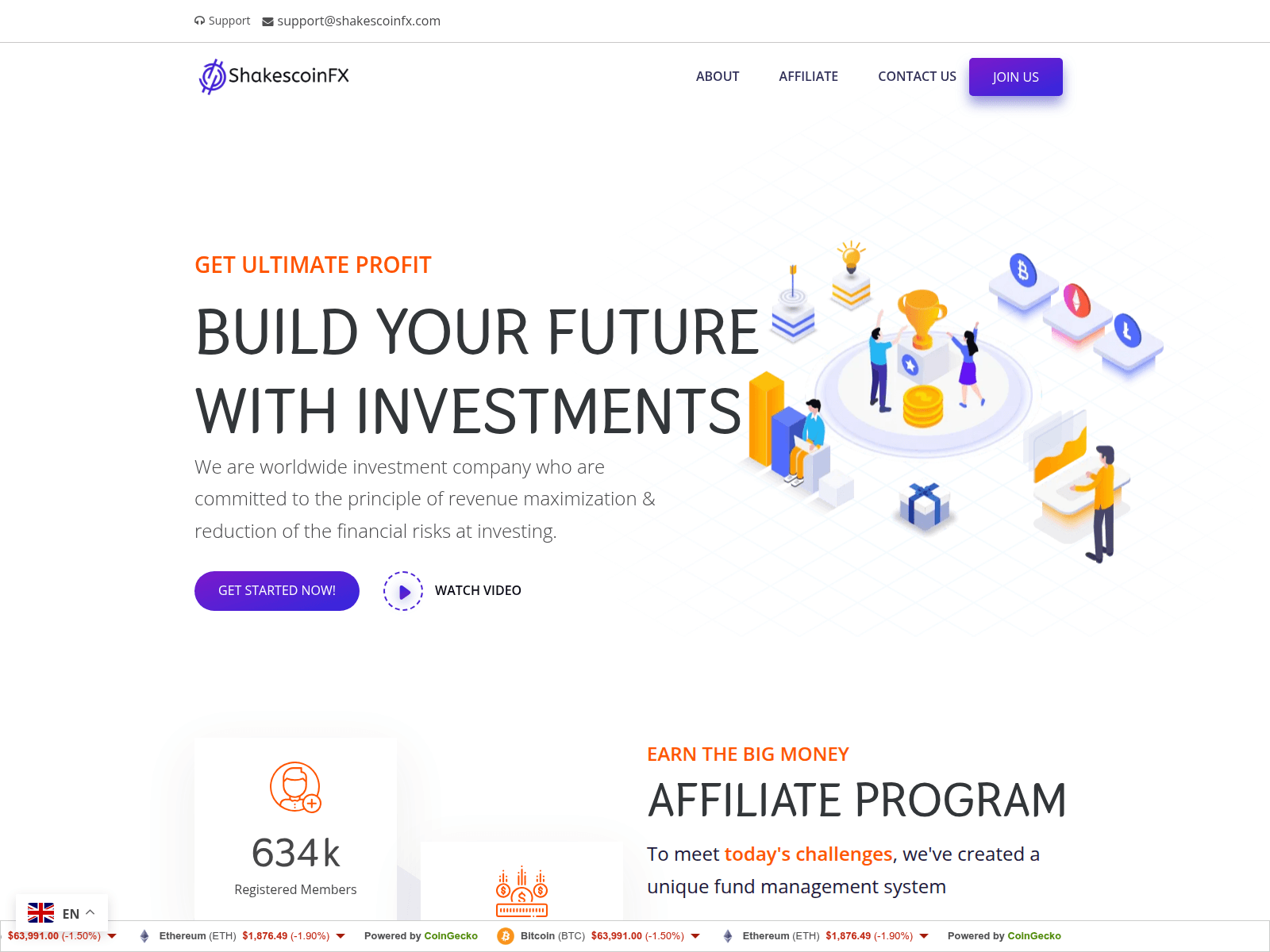 [Ekran görüntüsü] shakescoinfx.com