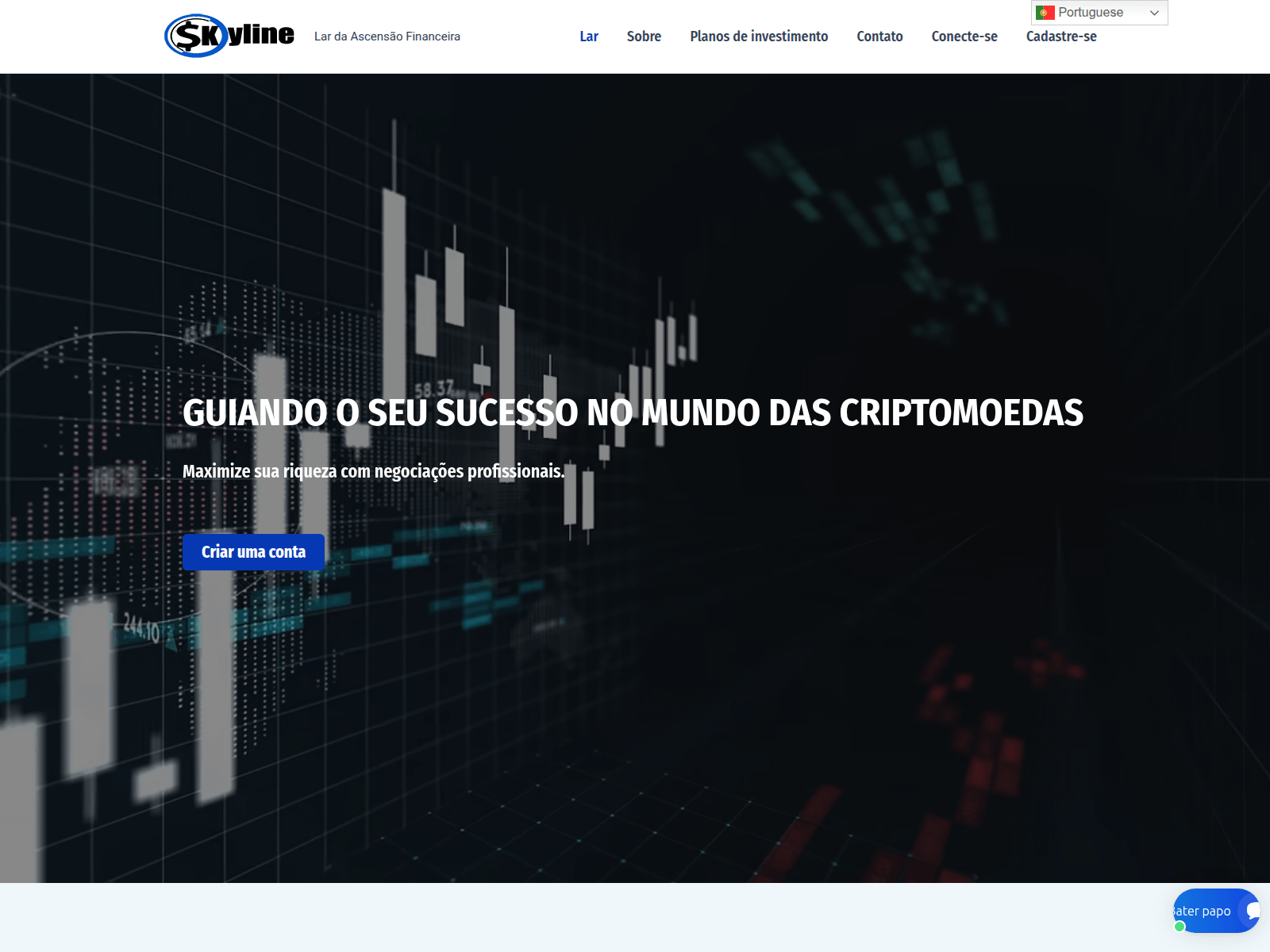 Screenshot von skylineglobalinvestments.net