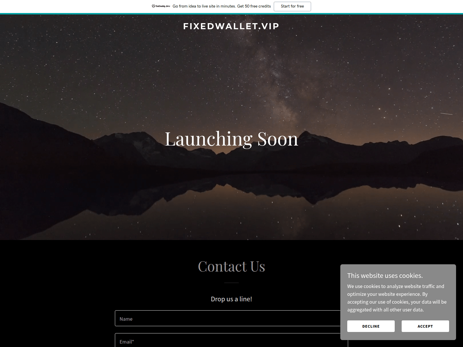 Знімок екрана fixedwallet.vip