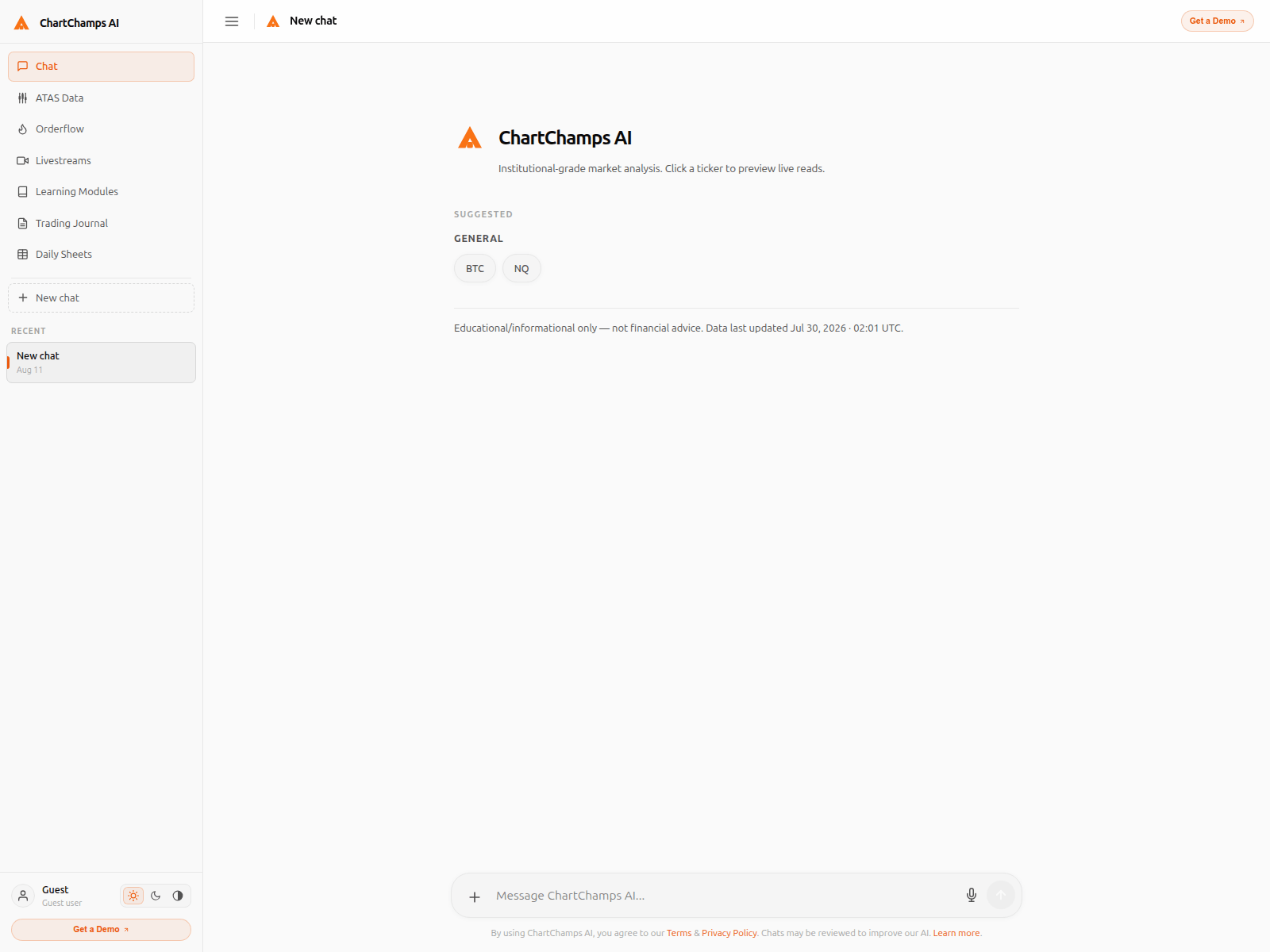 Screenshot of chartchampions.co