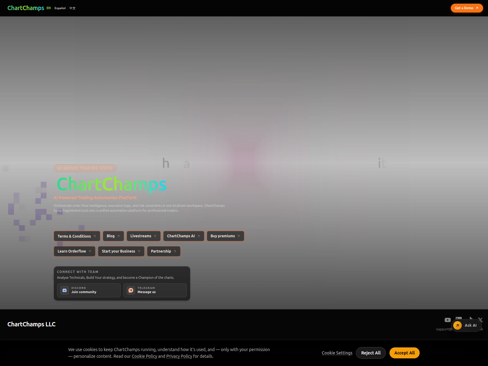 Screenshot of astercharts.com