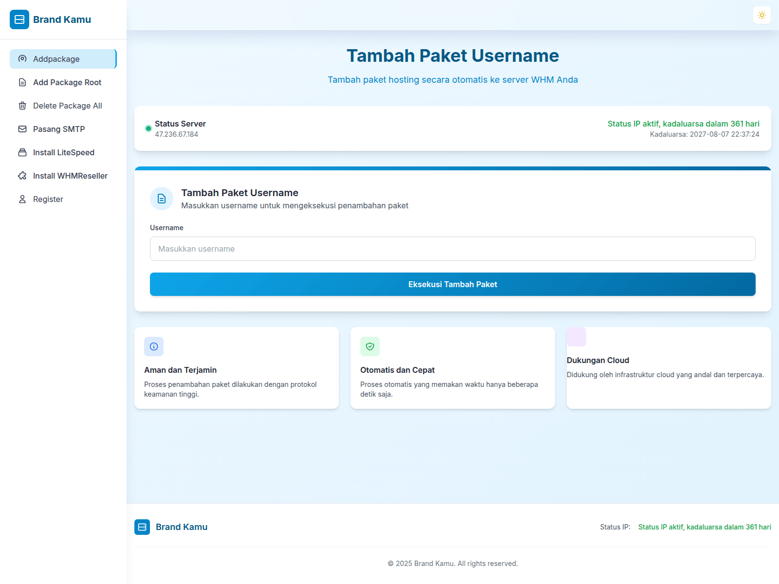Screenshot of dana-id.websitecare1.biz.id