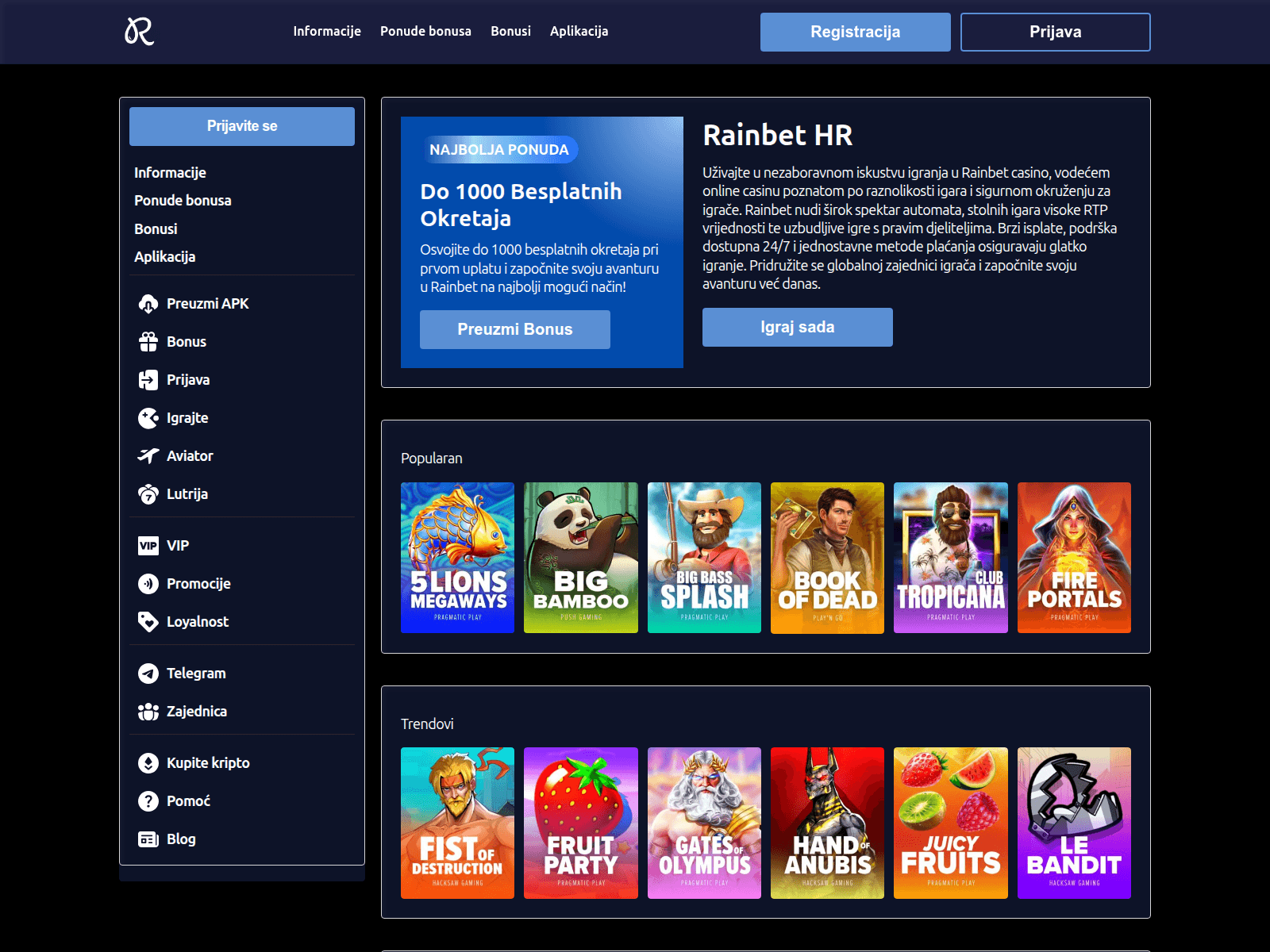 Screenshot of rainbethr.com