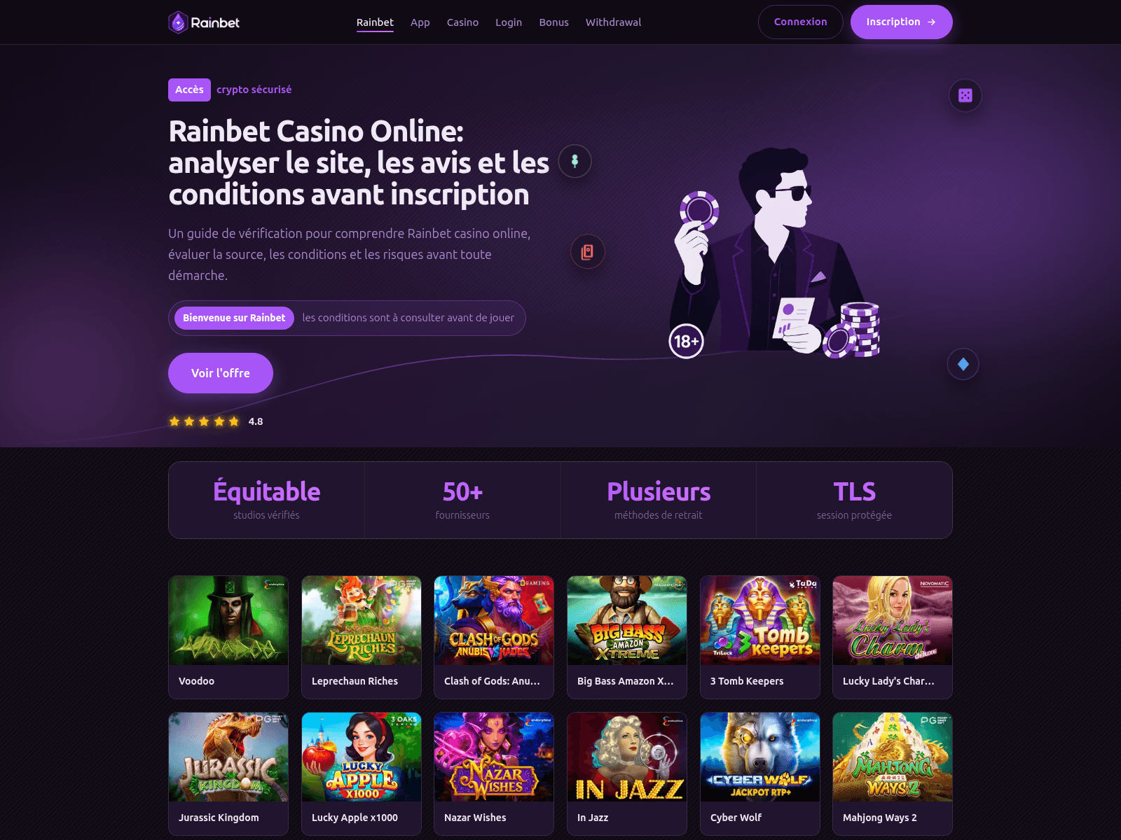 Screenshot of rainbet-casinos-france.com