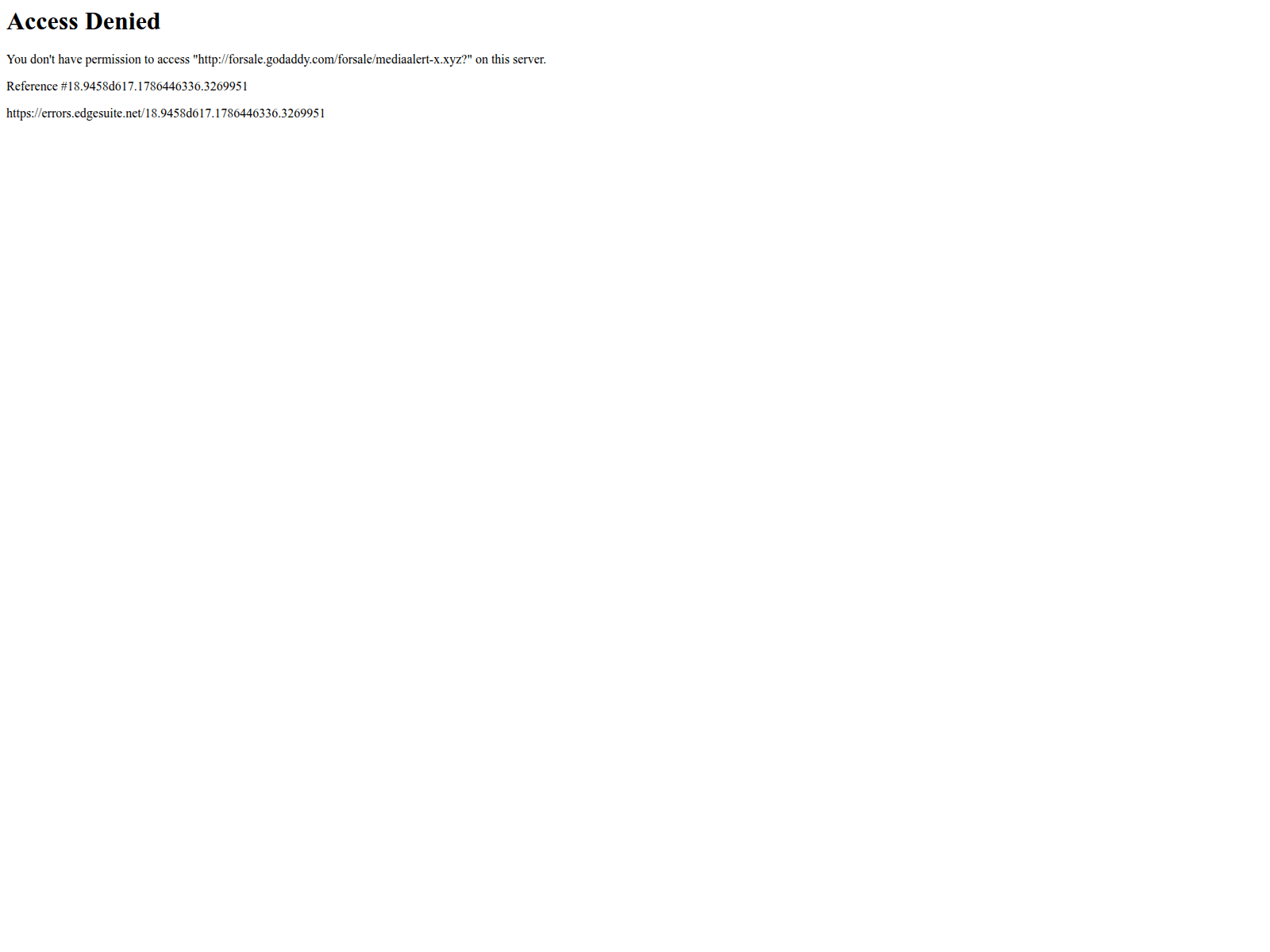 Screenshot of mediaalert-x.xyz