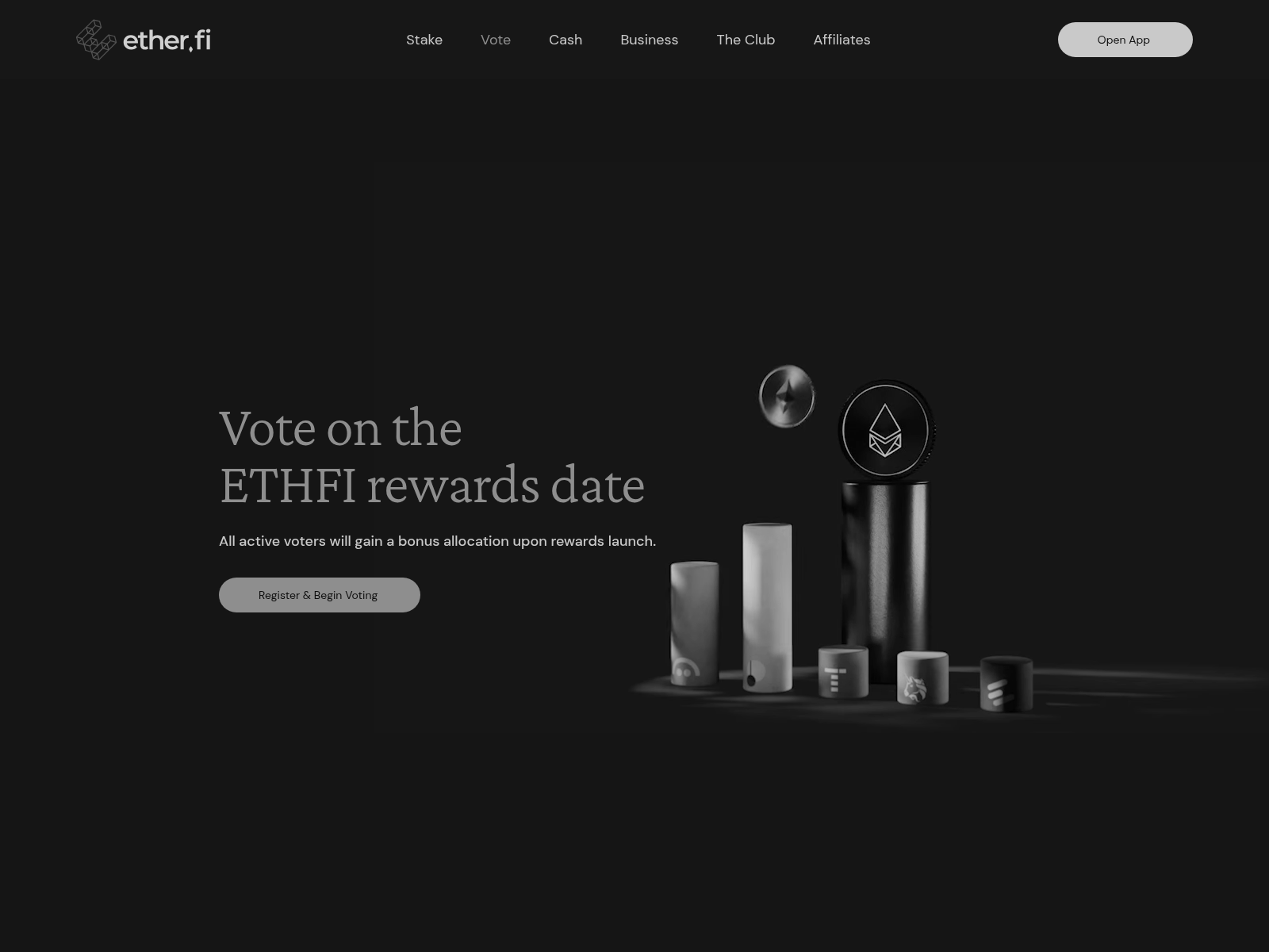 Screenshot of etherfi-vote.cloud