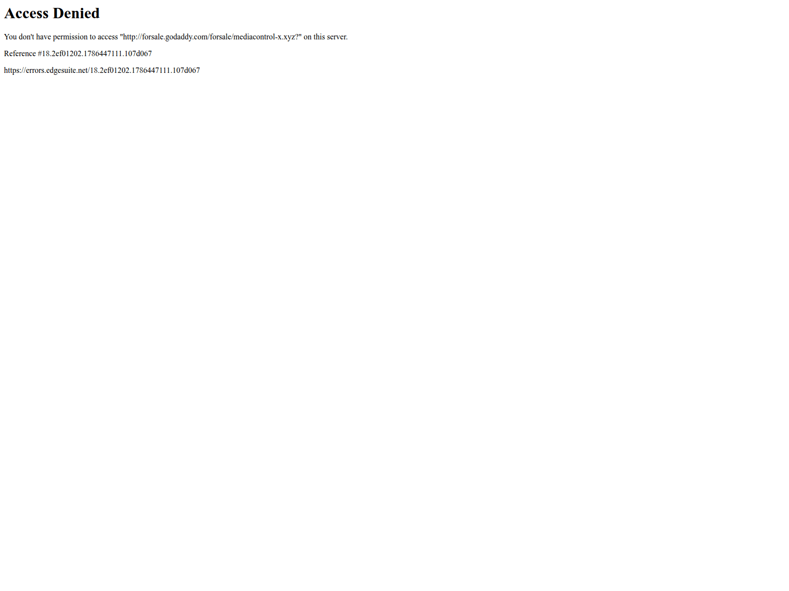 Screenshot of mediacontrol-x.xyz