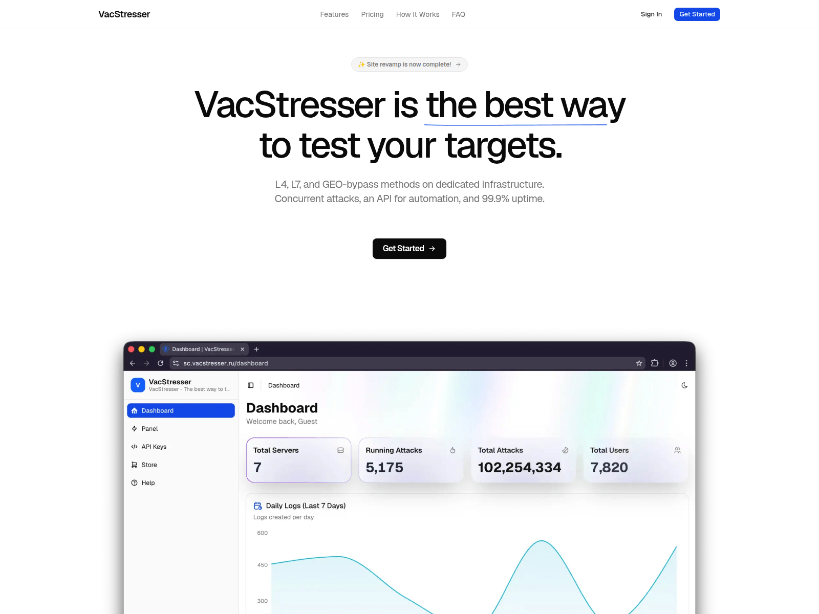 Screenshot of vacstresser.su