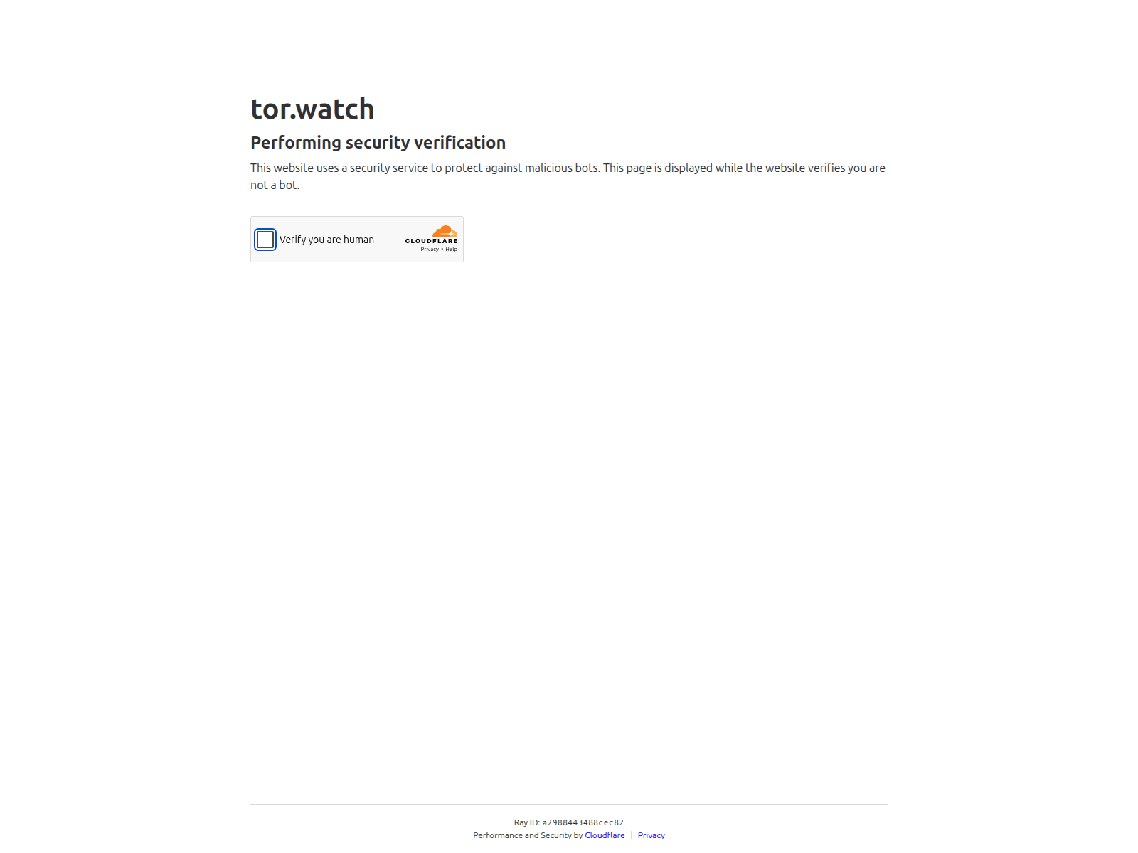 Screenshot of tor.watch