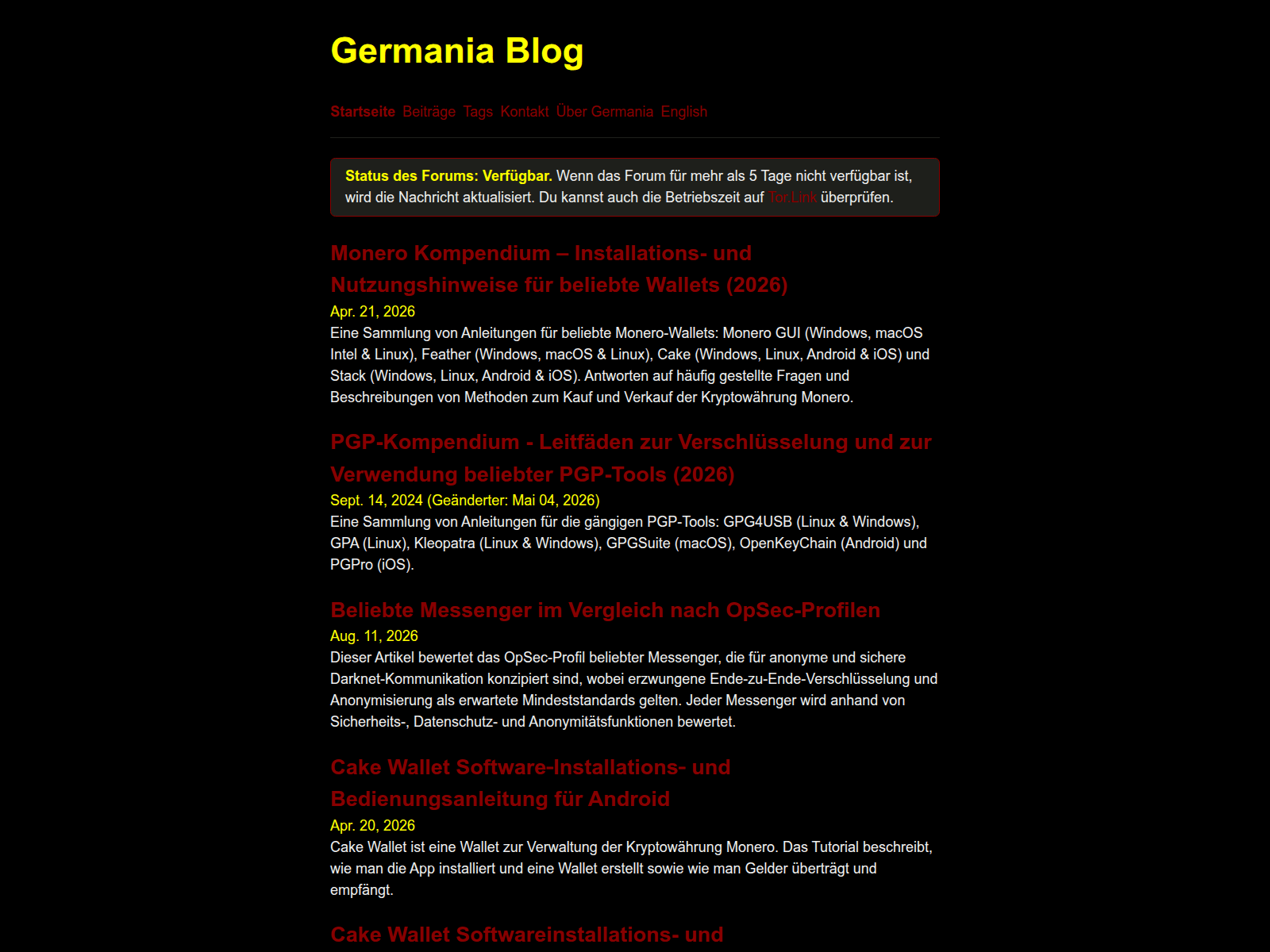 Screenshot of germania.so