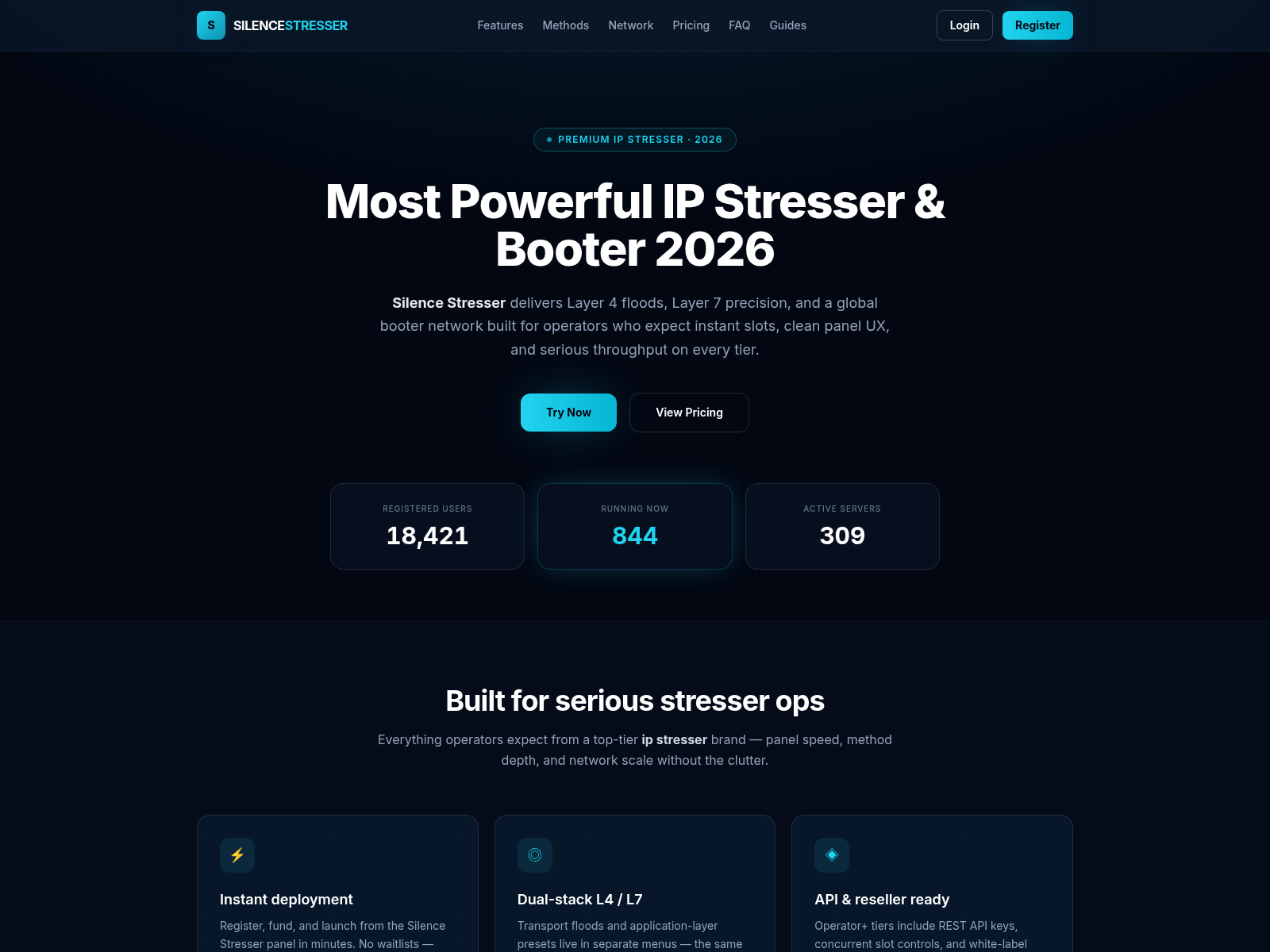 Screenshot of silencestresser.com