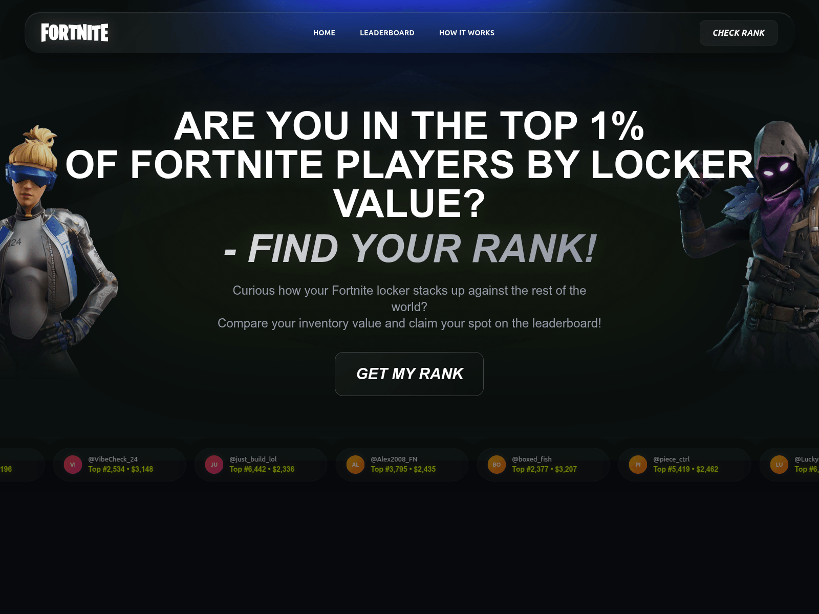 Screenshot of fortnate.top
