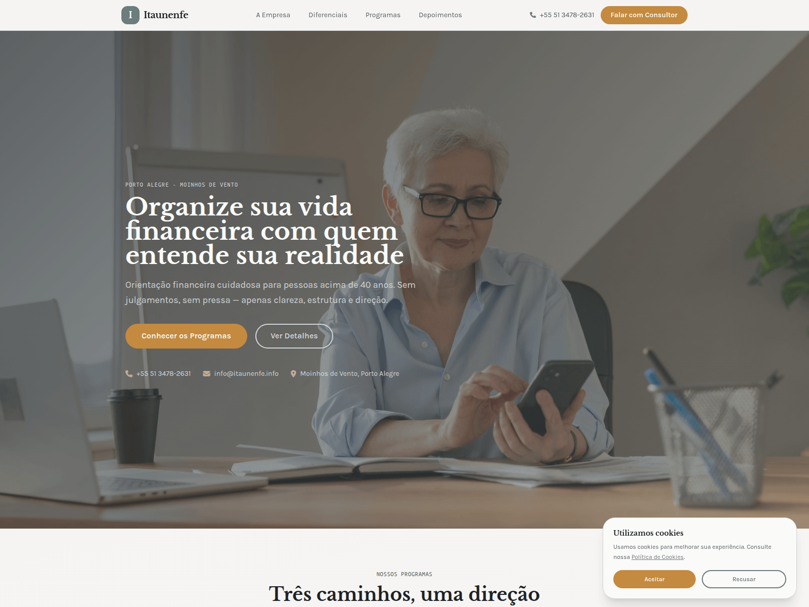 Screenshot of itaunenfe.info